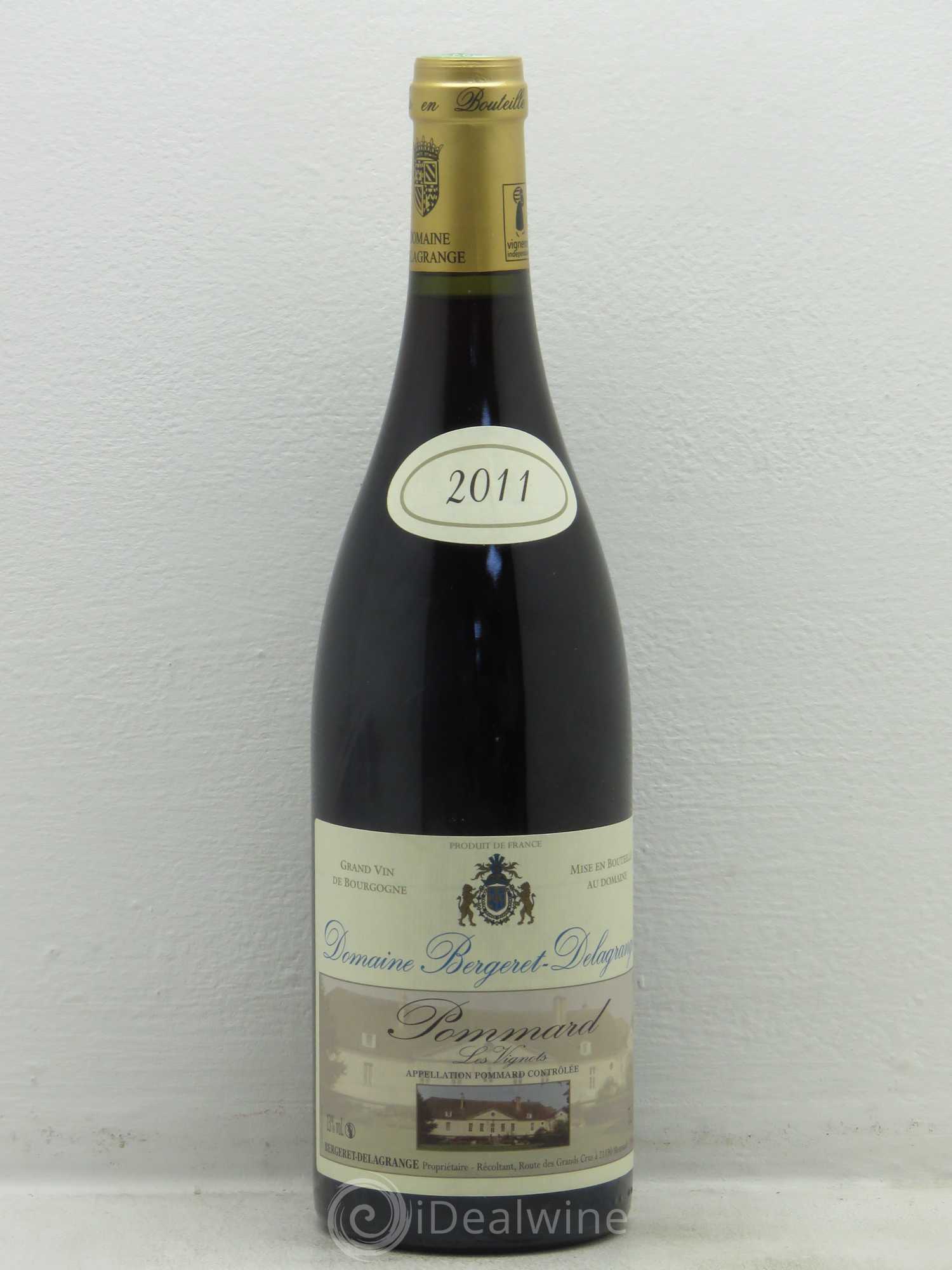 Pommard Les Vignots Bergeret Delagrange (sans prix de reserve) 2011 - Posten von 1 Flasche - 0