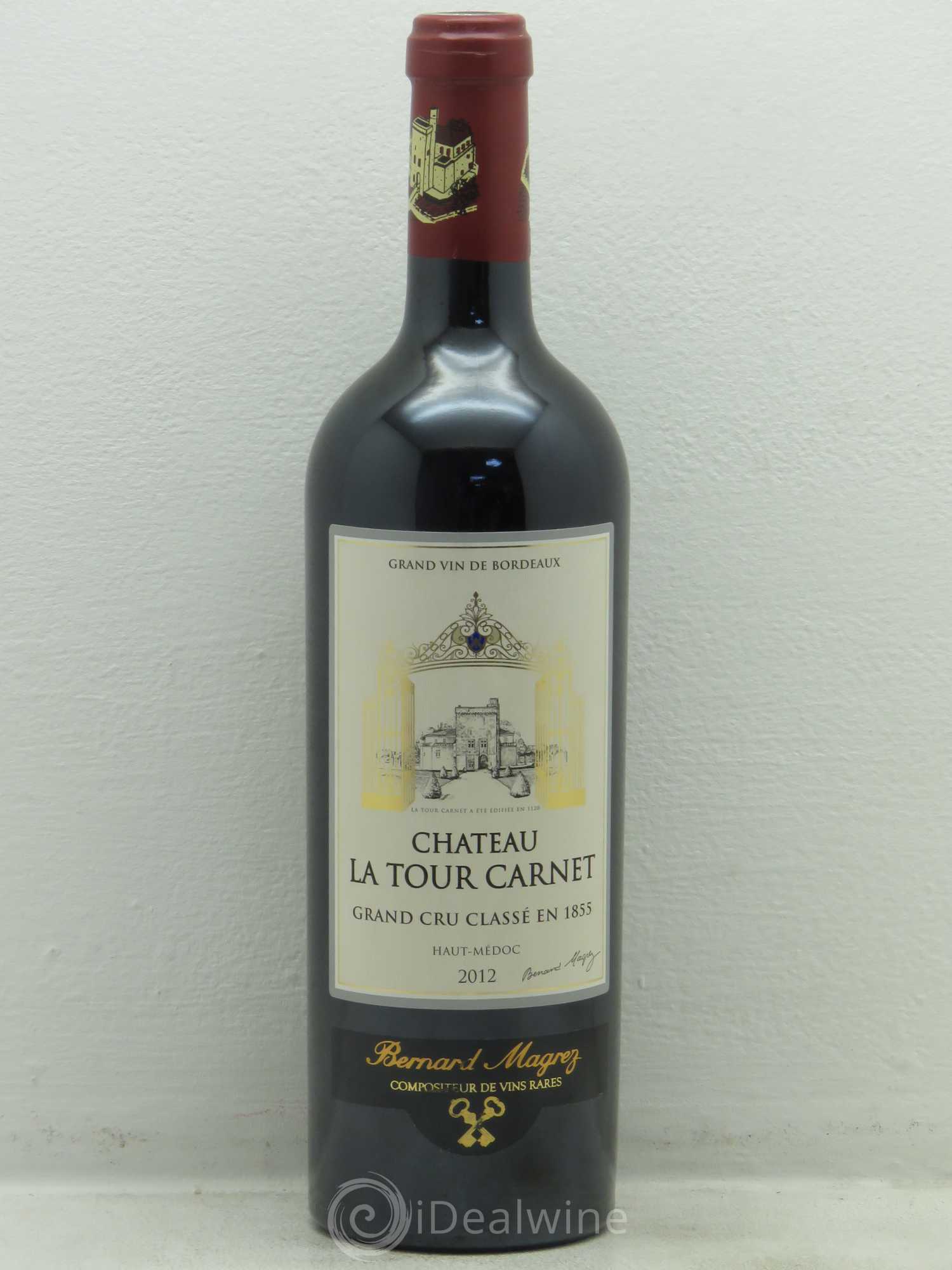 Château la Tour Carnet 4ème Grand Cru Classé (sans prix de reserve) 2012 - Lot de 1 bouteille - 0