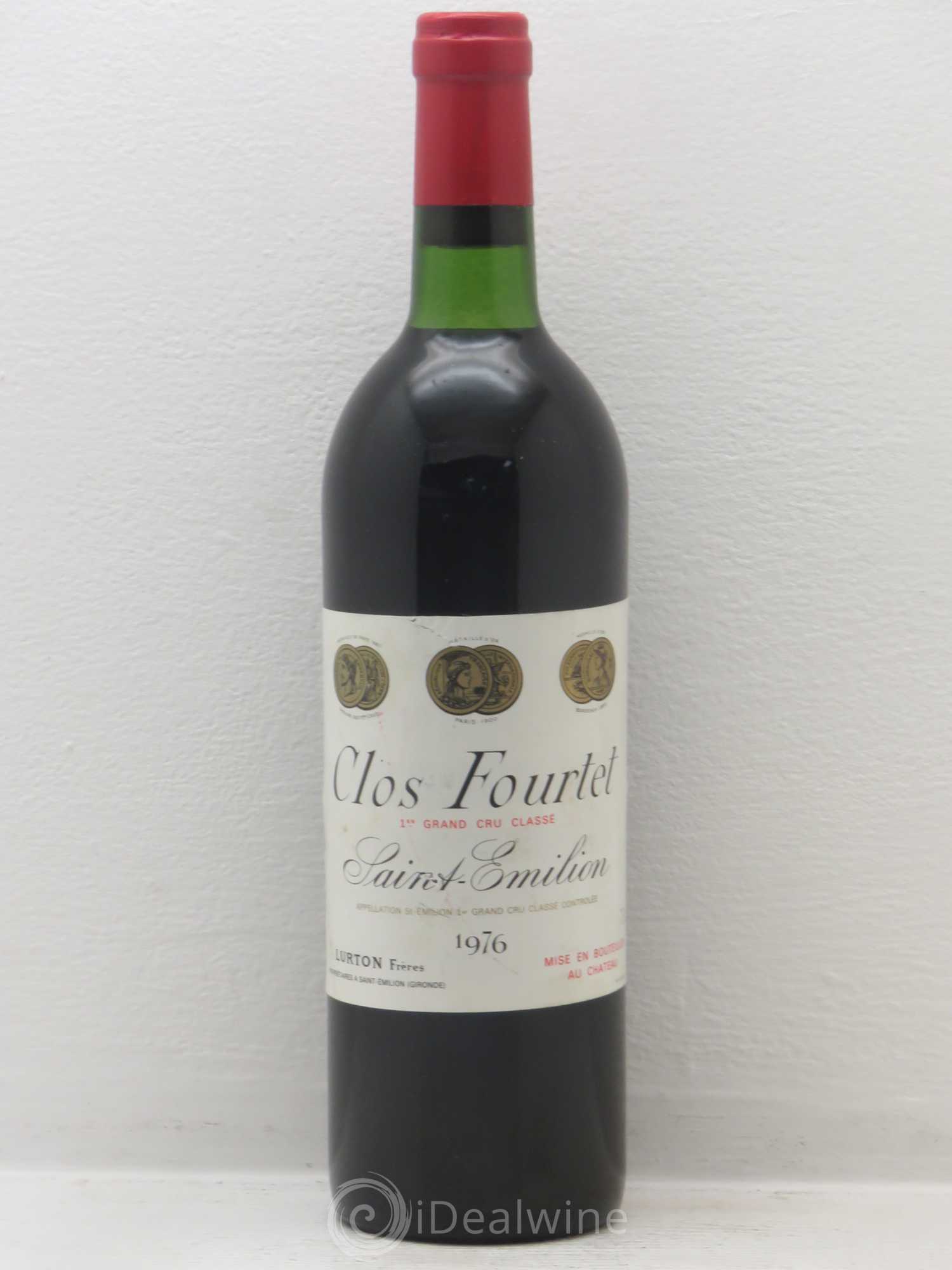 Clos Fourtet 1er Grand Cru Classé B (sans prix de reserve) 1976 - Lot de 1 bouteille - 0