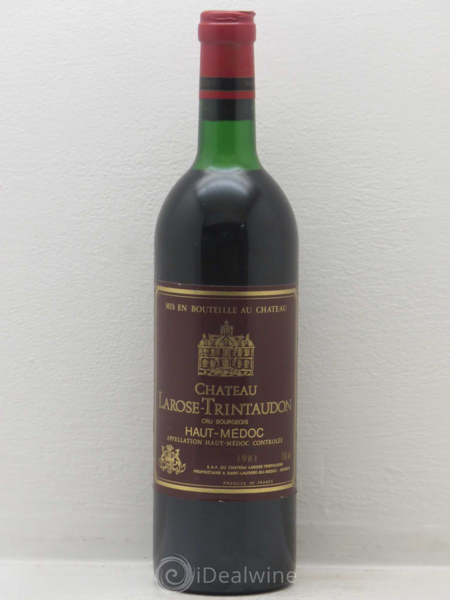Château Larose Trintaudon Cru Bourgeois 1981 - Posten von 1 Flasche - 0