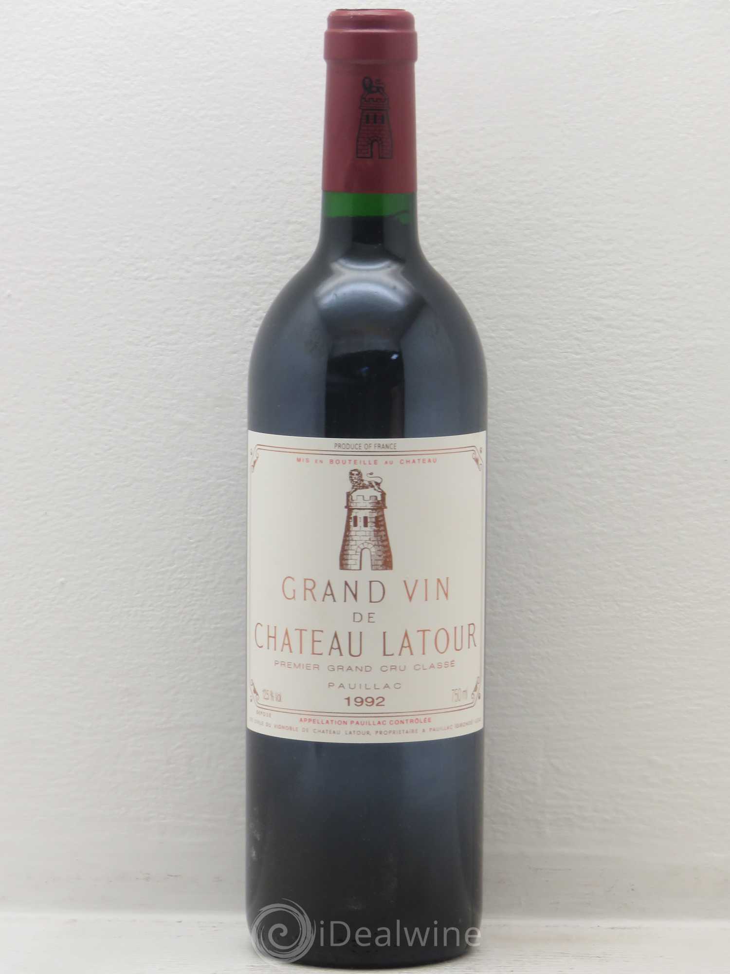 Château Latour 1er Grand Cru Classé 1992 - Posten von 1 Flasche - 0