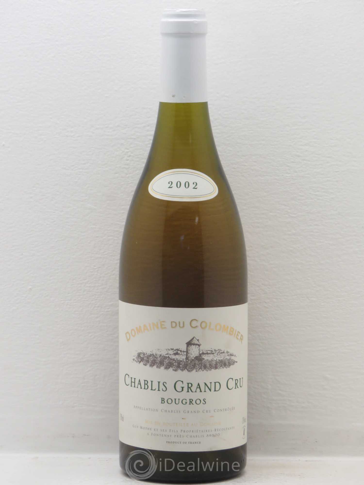 Chablis Grand Cru Bougros Domaine Du Colombier (sans prix de reserve) 2002 - Posten von 1 Flasche - 0