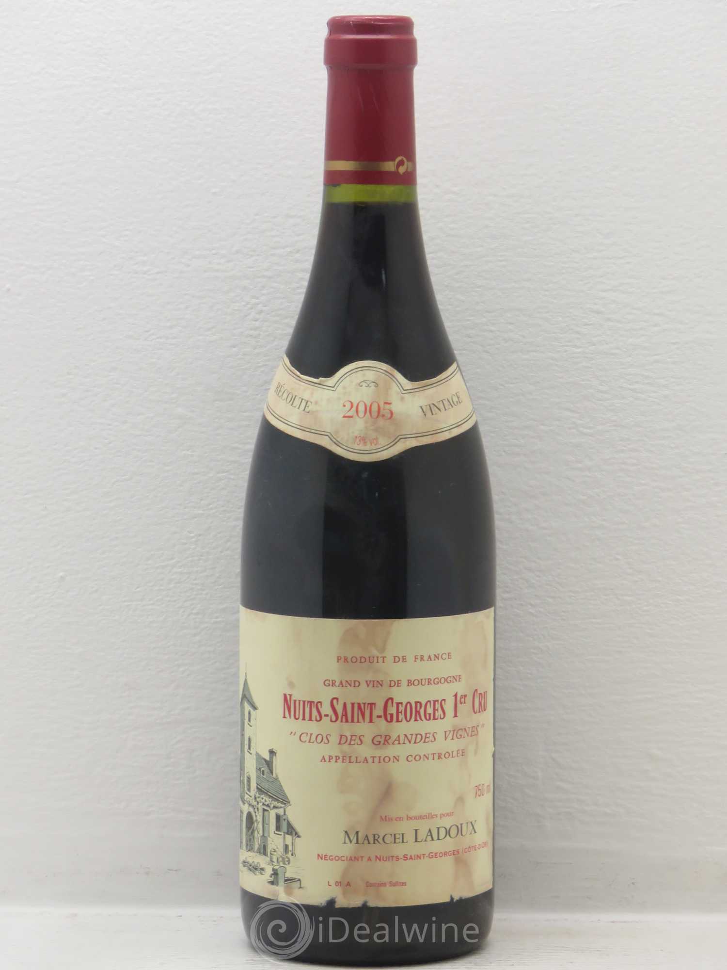 Nuits-Saint-Georges 1er Cru Clos Des Grandes Vignes Cru Marcel Ladoux (sans prix de reserve) 2005 - Posten von 1 Flasche - 0