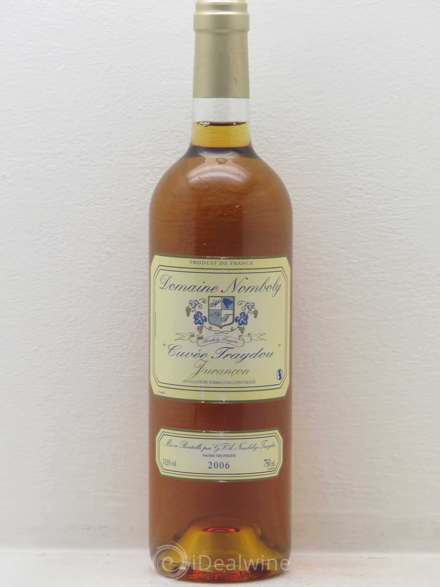 Jurançon Domaine Nomboly Cuvée Fraydou (sans prix de reserve) 2006 - Posten von 1 Flasche - 0