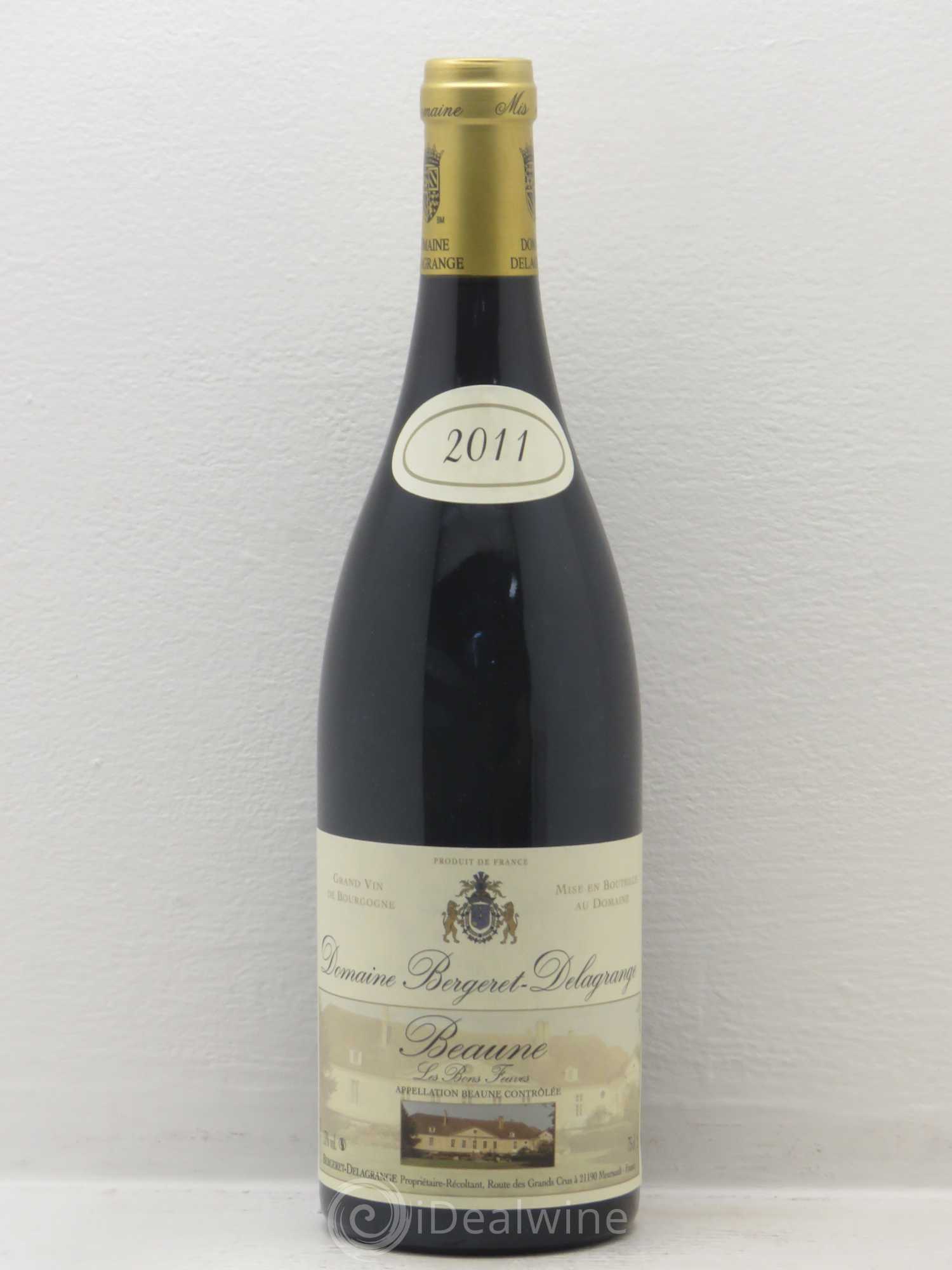 Beaune Les Bons Feuves Domaine Bergeret Delagrange (sans prix de reserve) 2011 - Posten von 1 Flasche - 0
