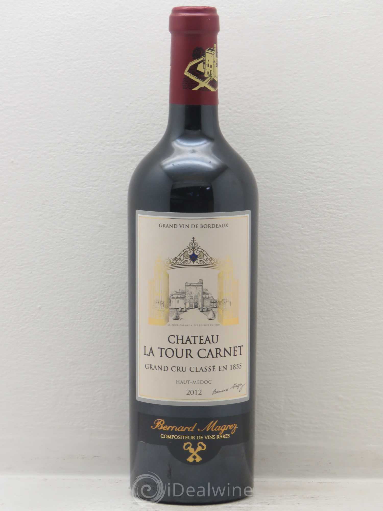 Château la Tour Carnet 4ème Grand Cru Classé (sans prix de reserve) 2012 - Lot de 1 bouteille - 0