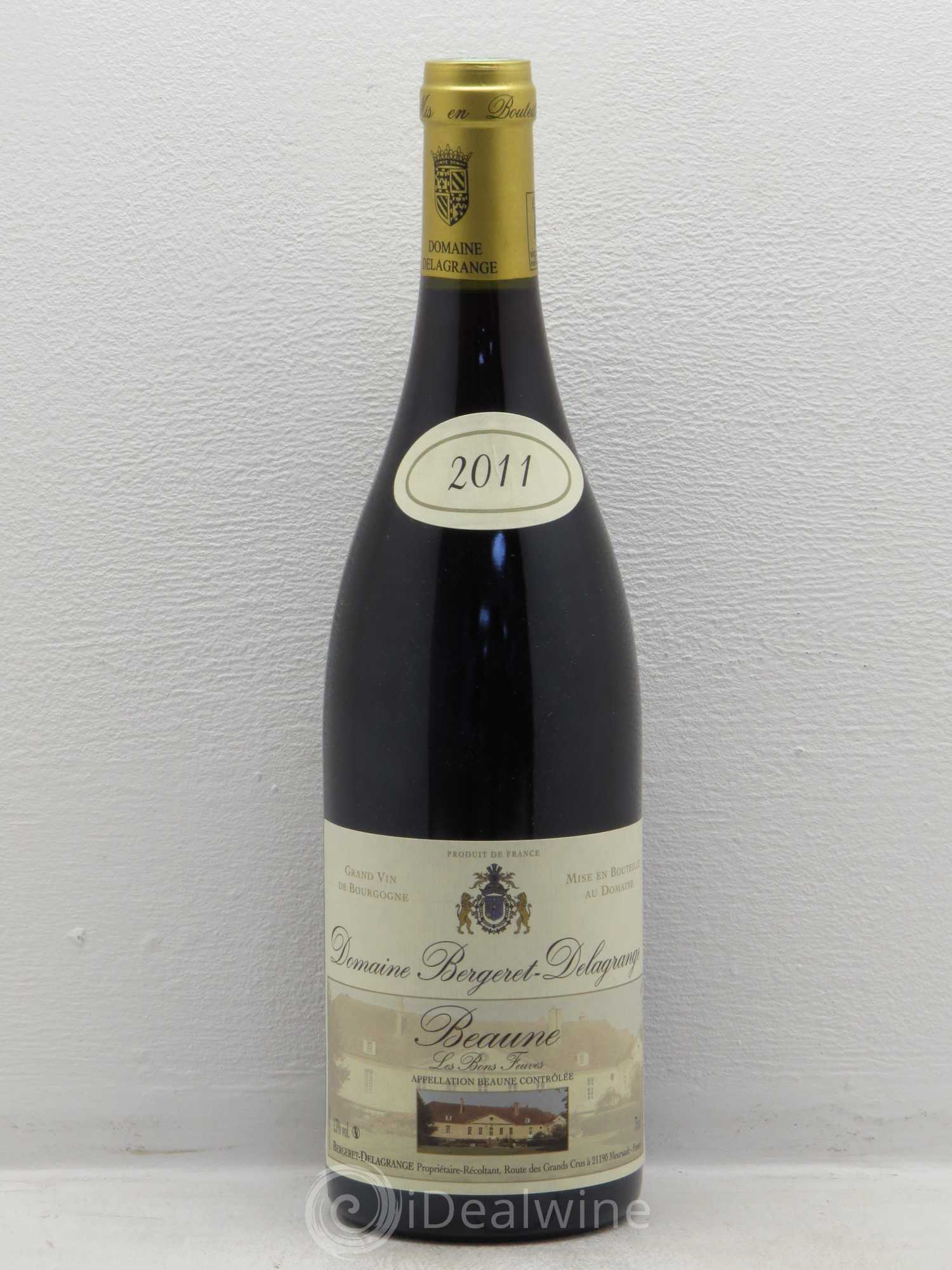 Beaune Les Bons Feuves Bergeret Delagrange 2011 - Posten von 1 Flasche - 0