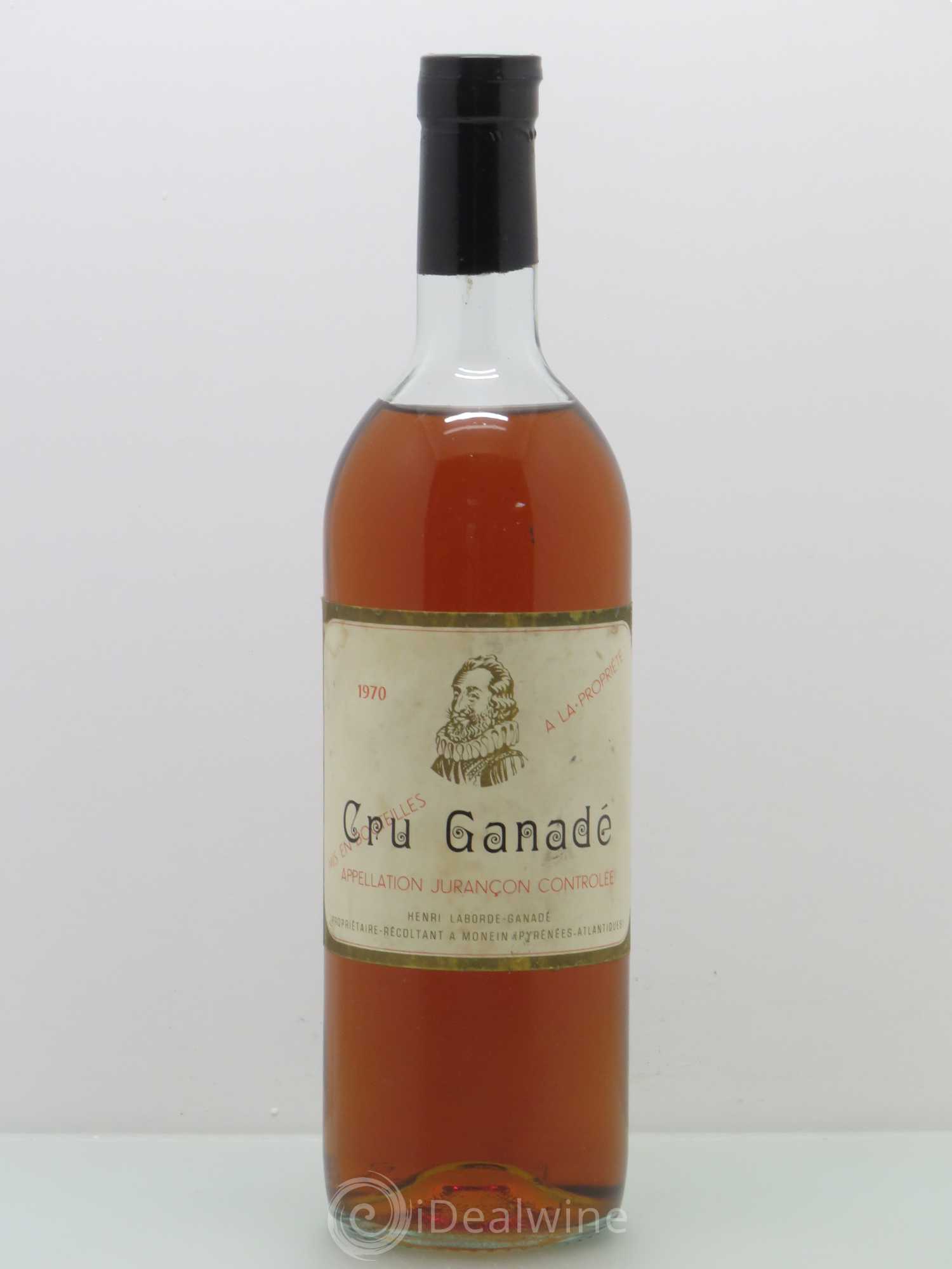 Divers Jurançon Cru Ganadé (sans prix de reserve) 1970 - Posten von 1 Flasche - 0
