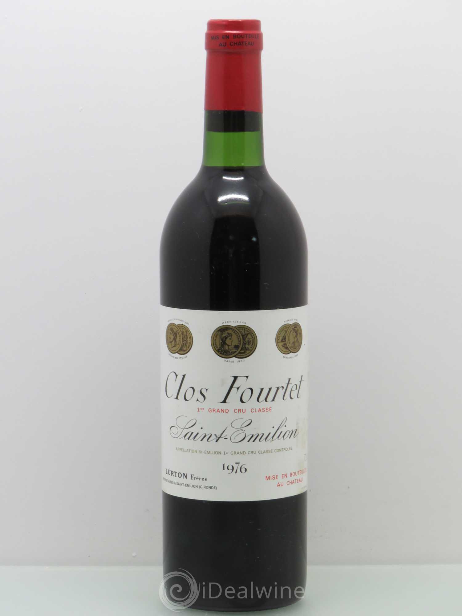Clos Fourtet 1er Grand Cru Classé B (sans prix de reserve) 1976 - Lot de 1 bouteille - 0