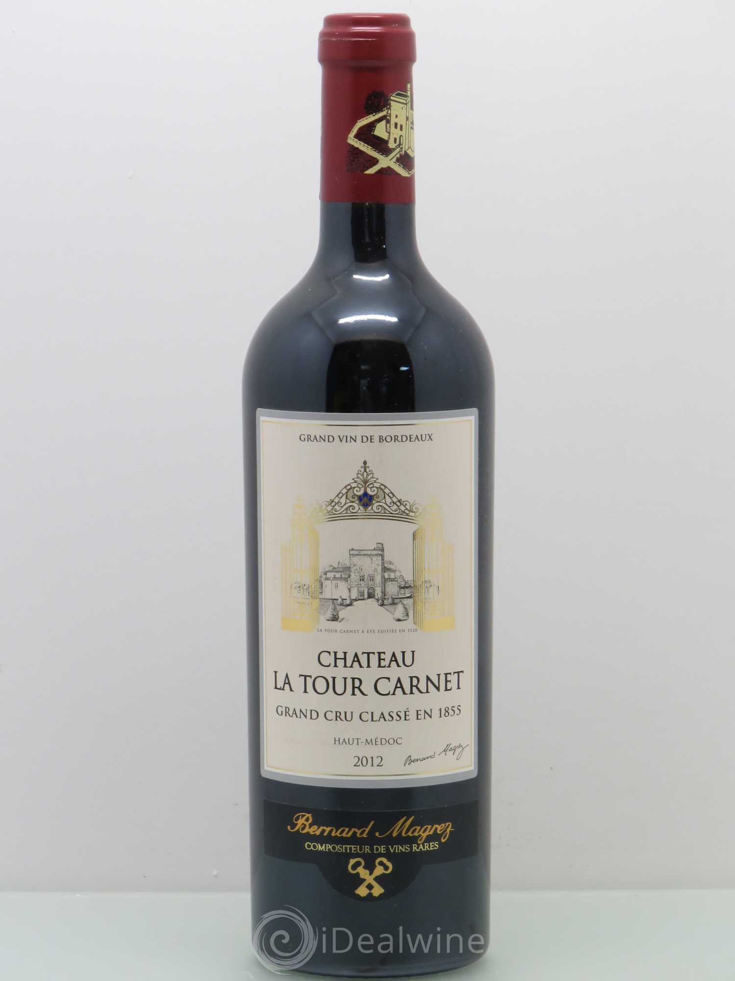 Château la Tour Carnet 4ème Grand Cru Classé (sans prix de reserve) 2012 - Lot de 1 bouteille - 0