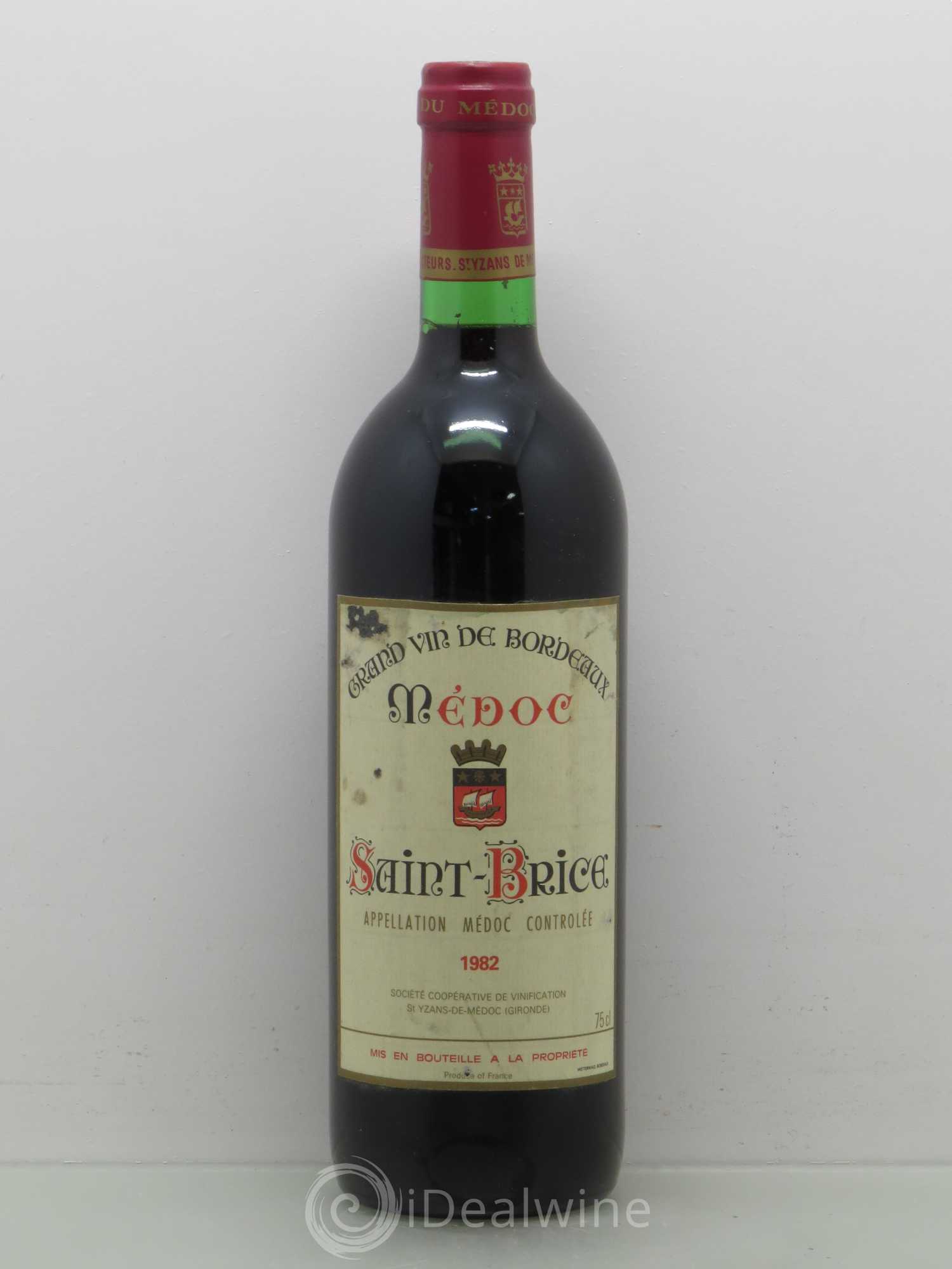 Médoc Saint Brice (sans prix de reserve) 1982 - Posten von 1 Flasche - 0