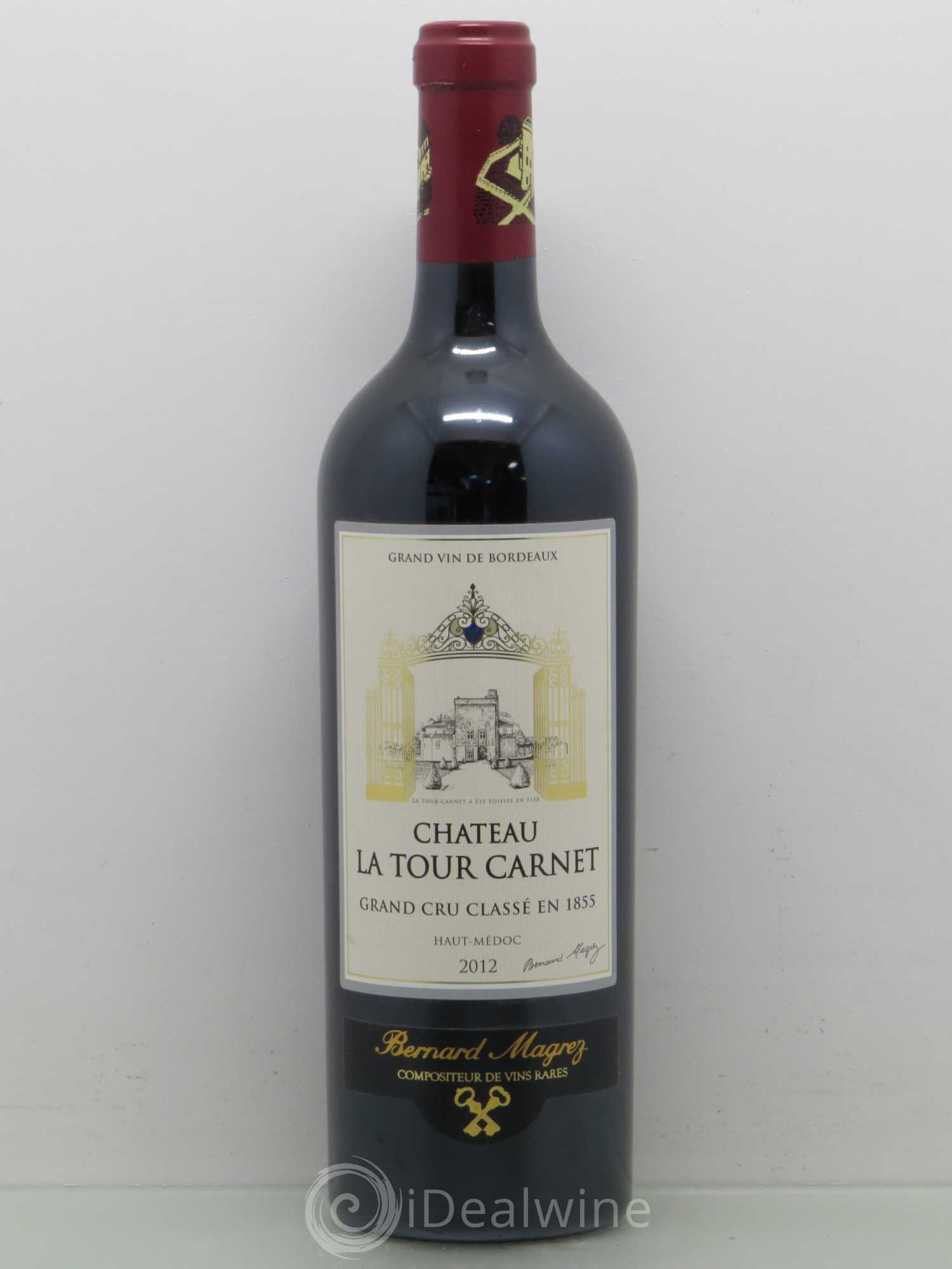 Château la Tour Carnet 4ème Grand Cru Classé (sans prix de reserve) 2012 - Lot de 1 bouteille - 0