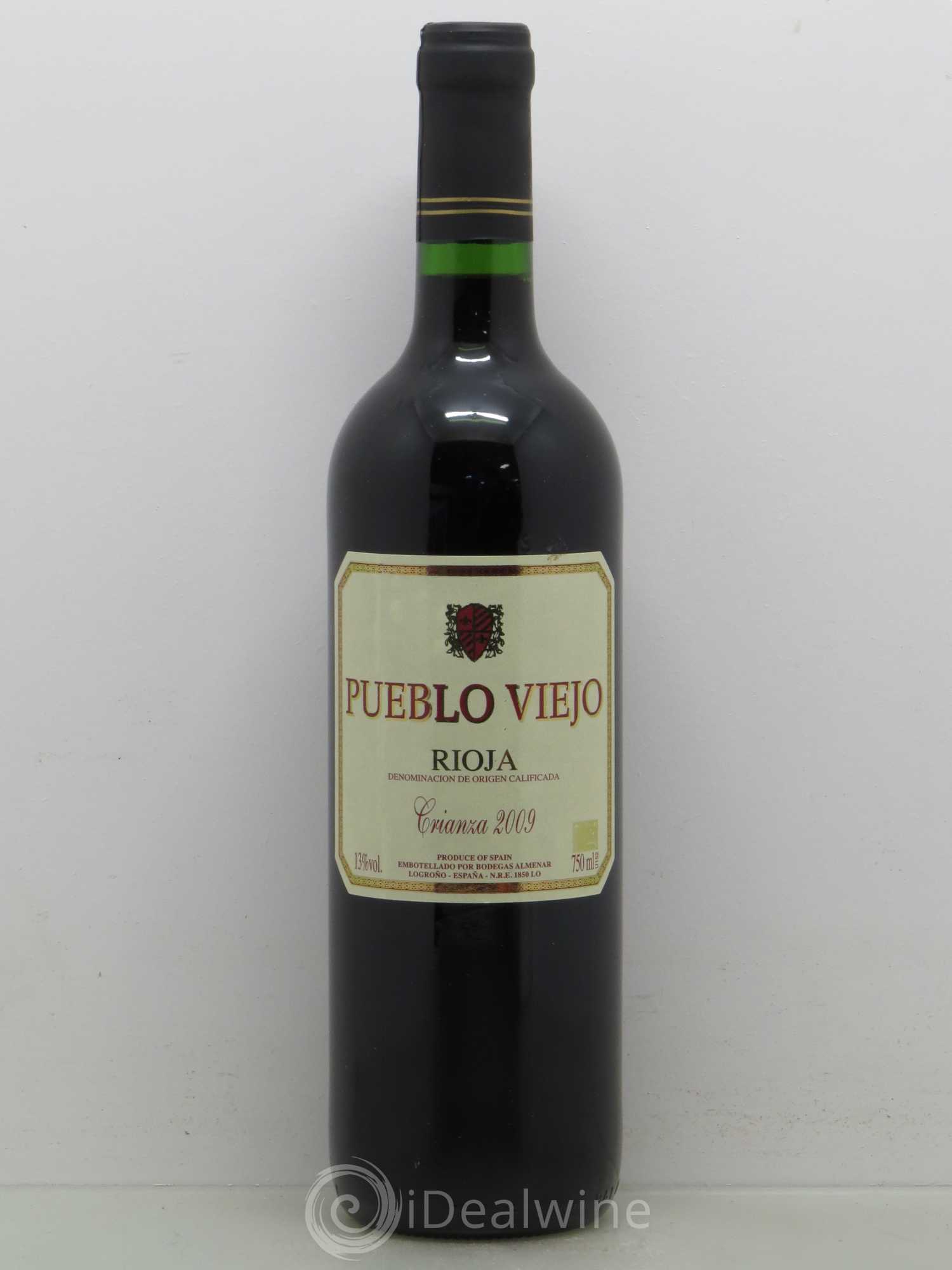 Espagne Pueblo Viejo Rioja Crianza (sans prix de réserve) 2009 - Posten von 1 Flasche - 0