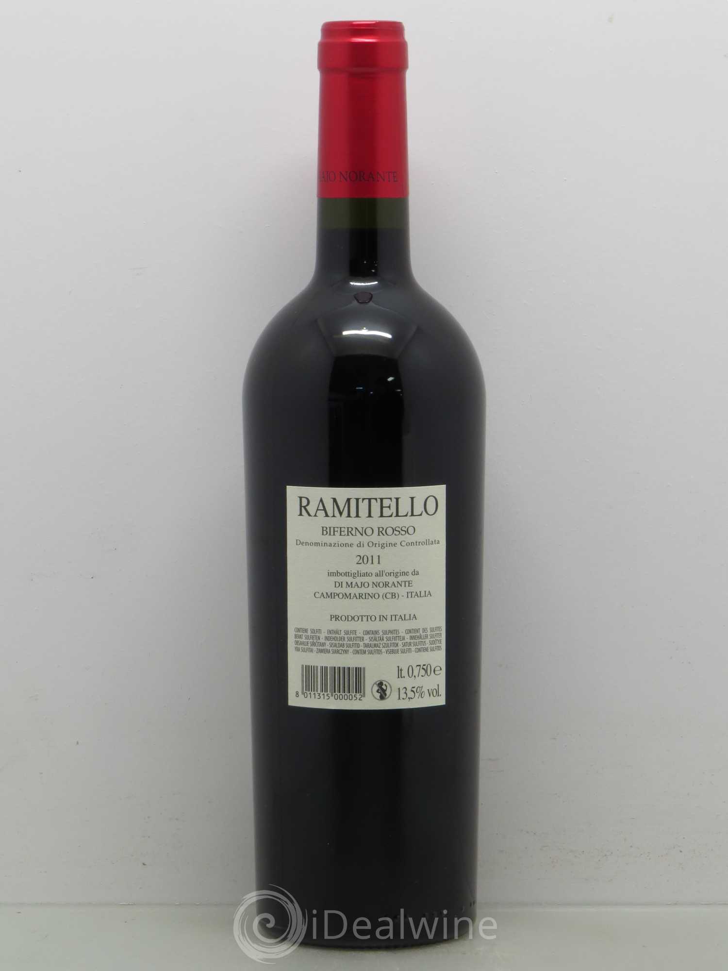 Divers Di Majo Norante Ramitello Biferno Rosso DOC (sans prix de réserve) 2011 - Posten von 1 Flasche - 1