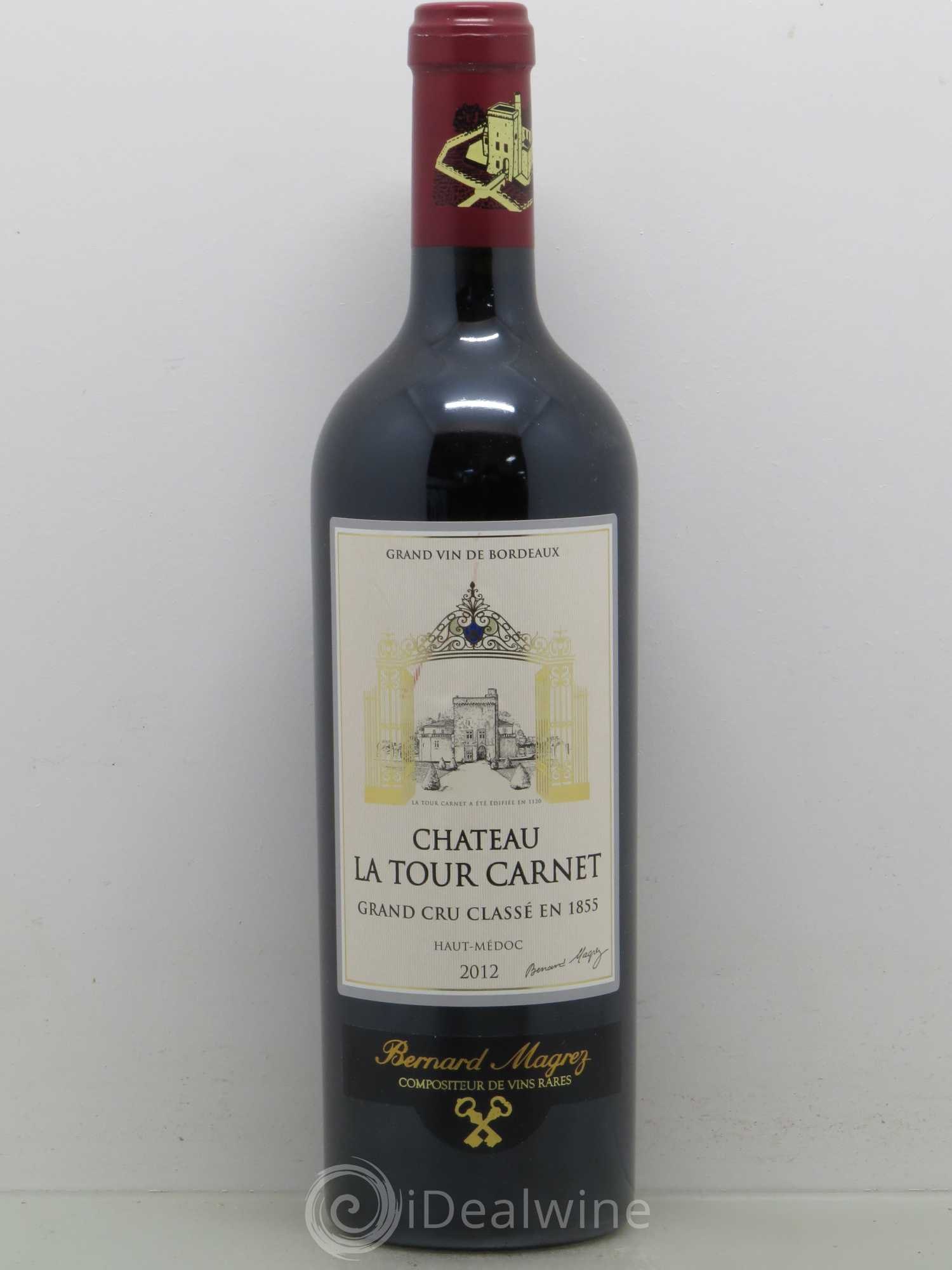 Château la Tour Carnet 4ème Grand Cru Classé (sans prix de réserve) 2012 - Lot de 1 bouteille - 0