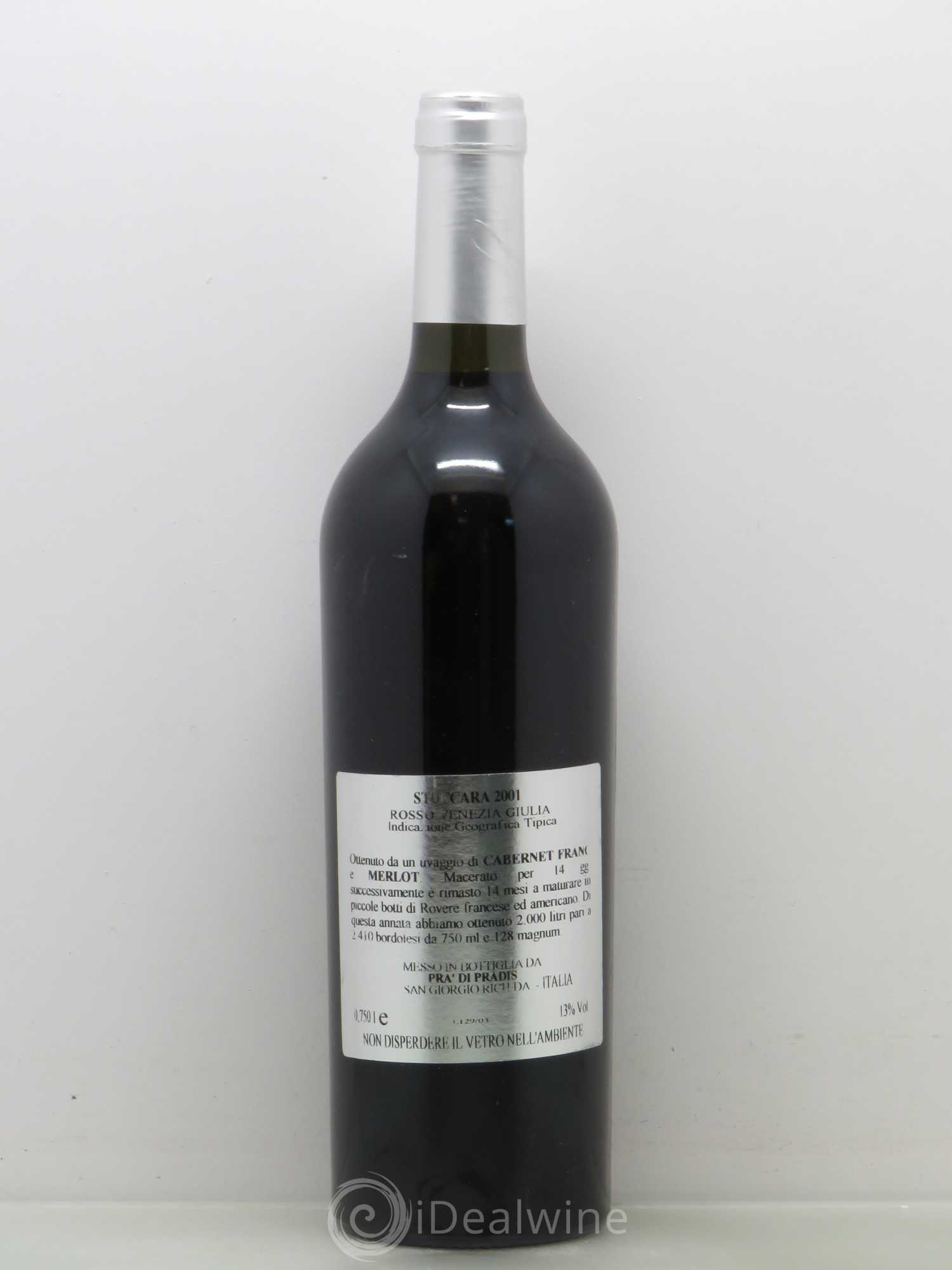 Divers Rosso Venezie Giulia IGT Stuccara Pra Di Pradis (sans prix de reserve) 2001 - Lotto di 1 bottiglia - 1