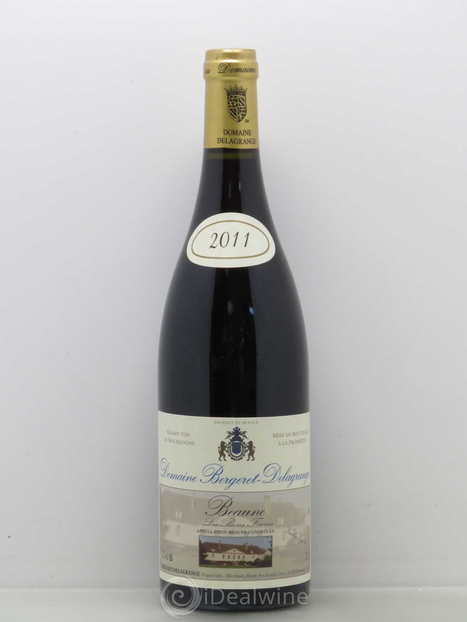 Beaune Les Bons Feuves Vieilles Vignes Bergeret Delagrange (sans prix de reserve) 2011 - Posten von 1 Flasche - 0