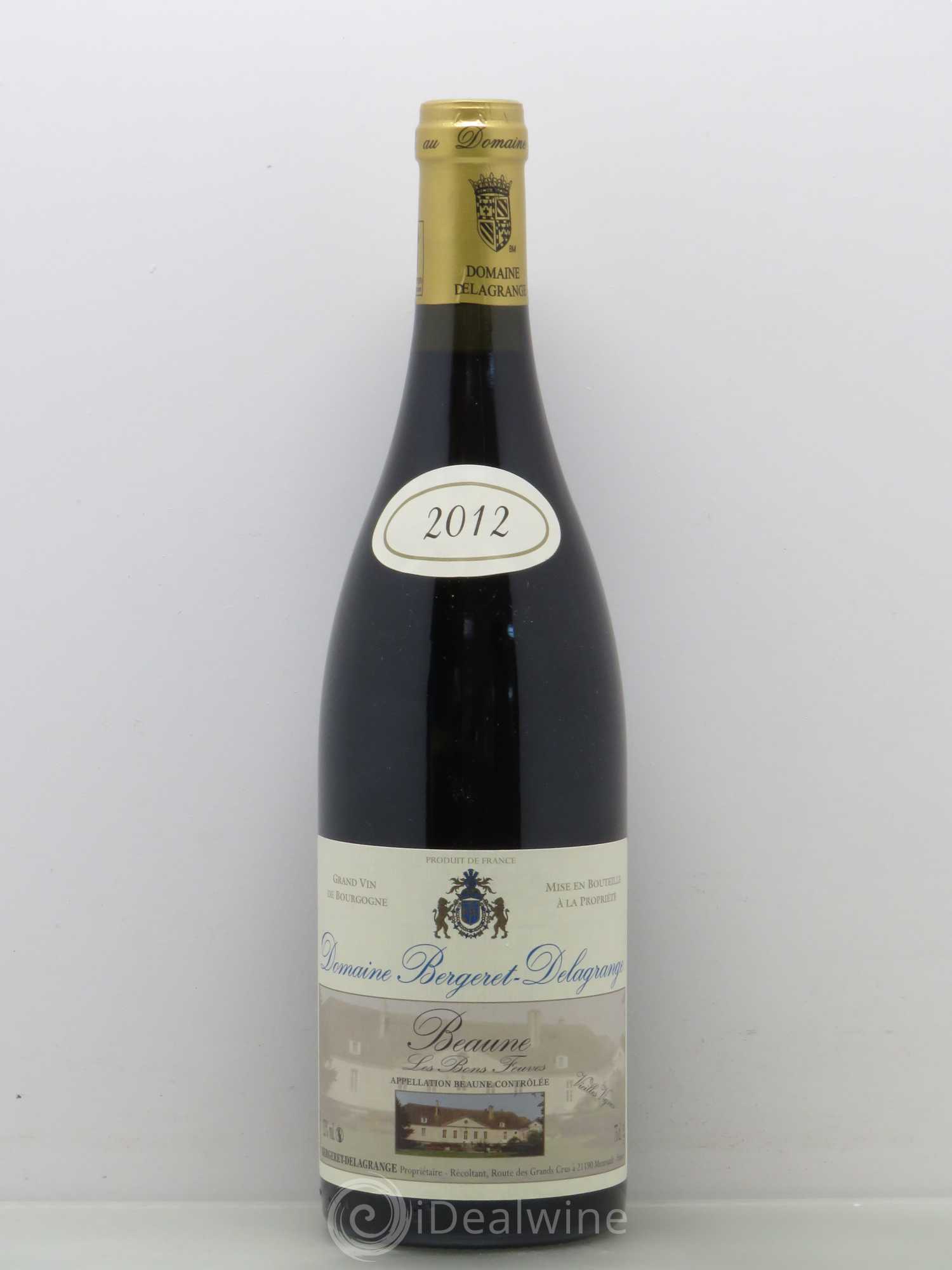 Beaune Les Bons Feuves Vieilles Vignes Bergeret Delagrange (sans prix de reserve) 2012 - Posten von 1 Flasche - 0