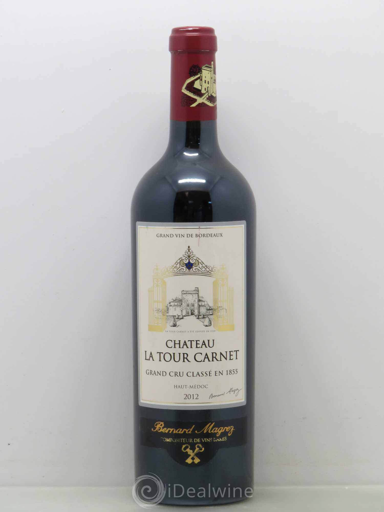 Château la Tour Carnet 4ème Grand Cru Classé (sans prix de reserve) 2012 - Lot de 1 bouteille - 0
