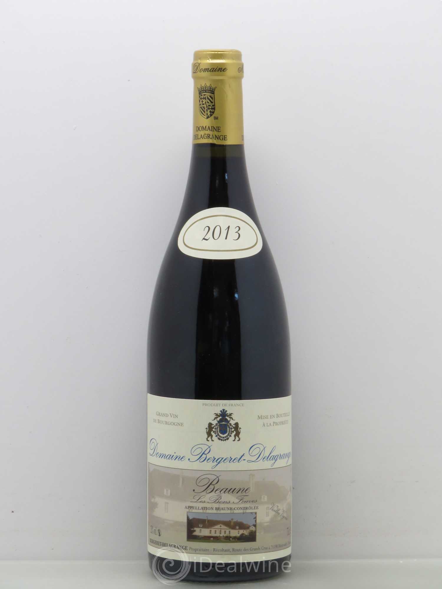 Beaune Les Bons Feuves Vieilles Vignes Bergeret Delagrange (sans prix de reserve) 2013 - Posten von 1 Flasche - 0