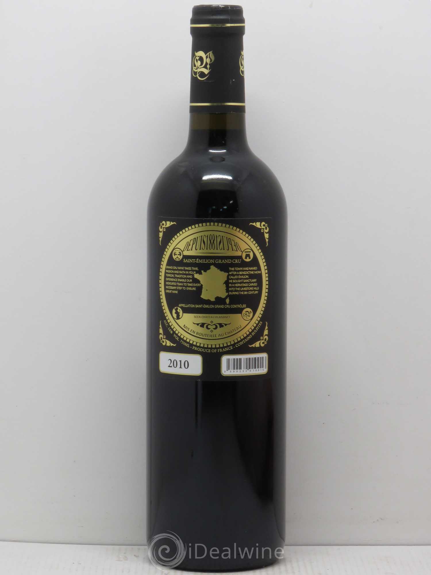 Bordeaux Château Plaisance (sans prix de réserve) 2010 - Posten von 1 Flasche - 1