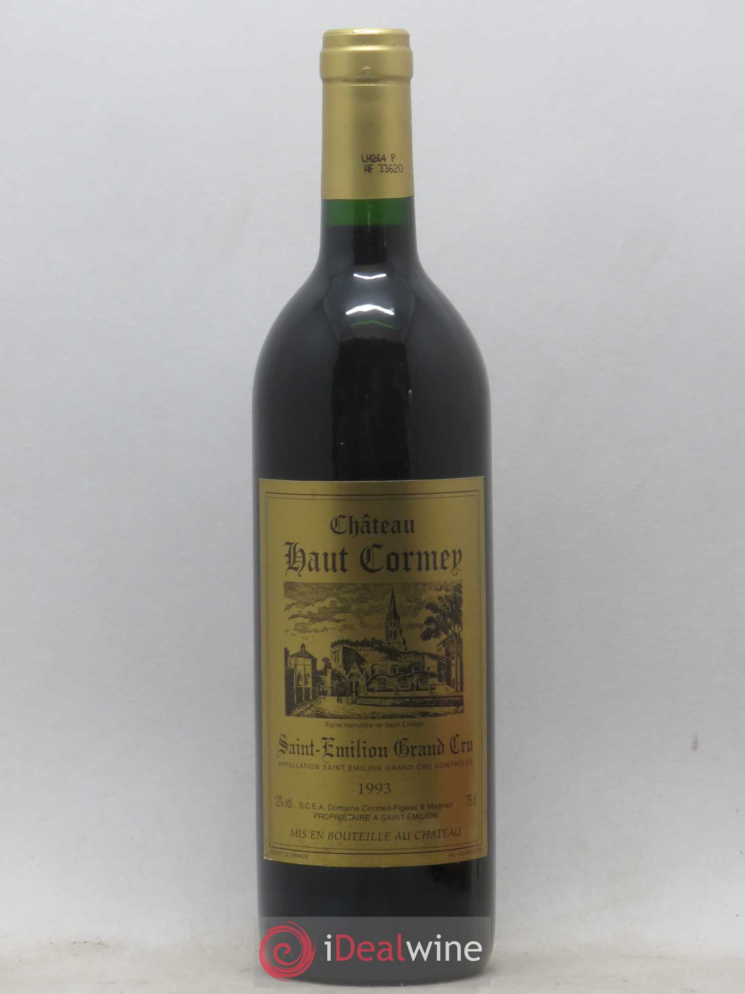 Saint-Émilion Grand Cru Château Haut Cormey - Domaine Cormeil Figeac (sans prix de réserve) 1993 - Posten von 1 Flasche - 0