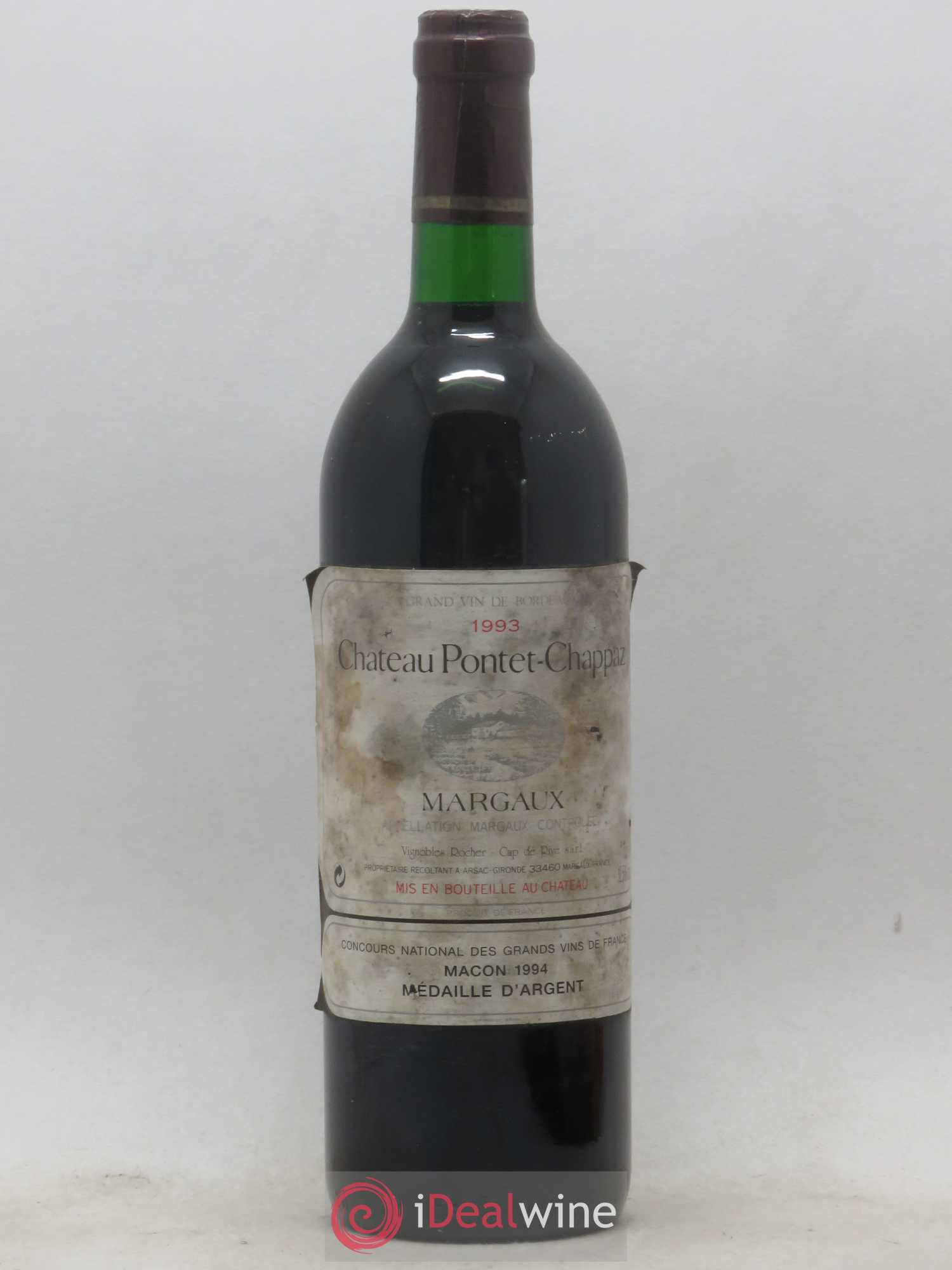 Bordeaux Margaux Château Pontet-Chappaz (sans prix de réserve) 1993 - Posten von 1 Flasche - 0