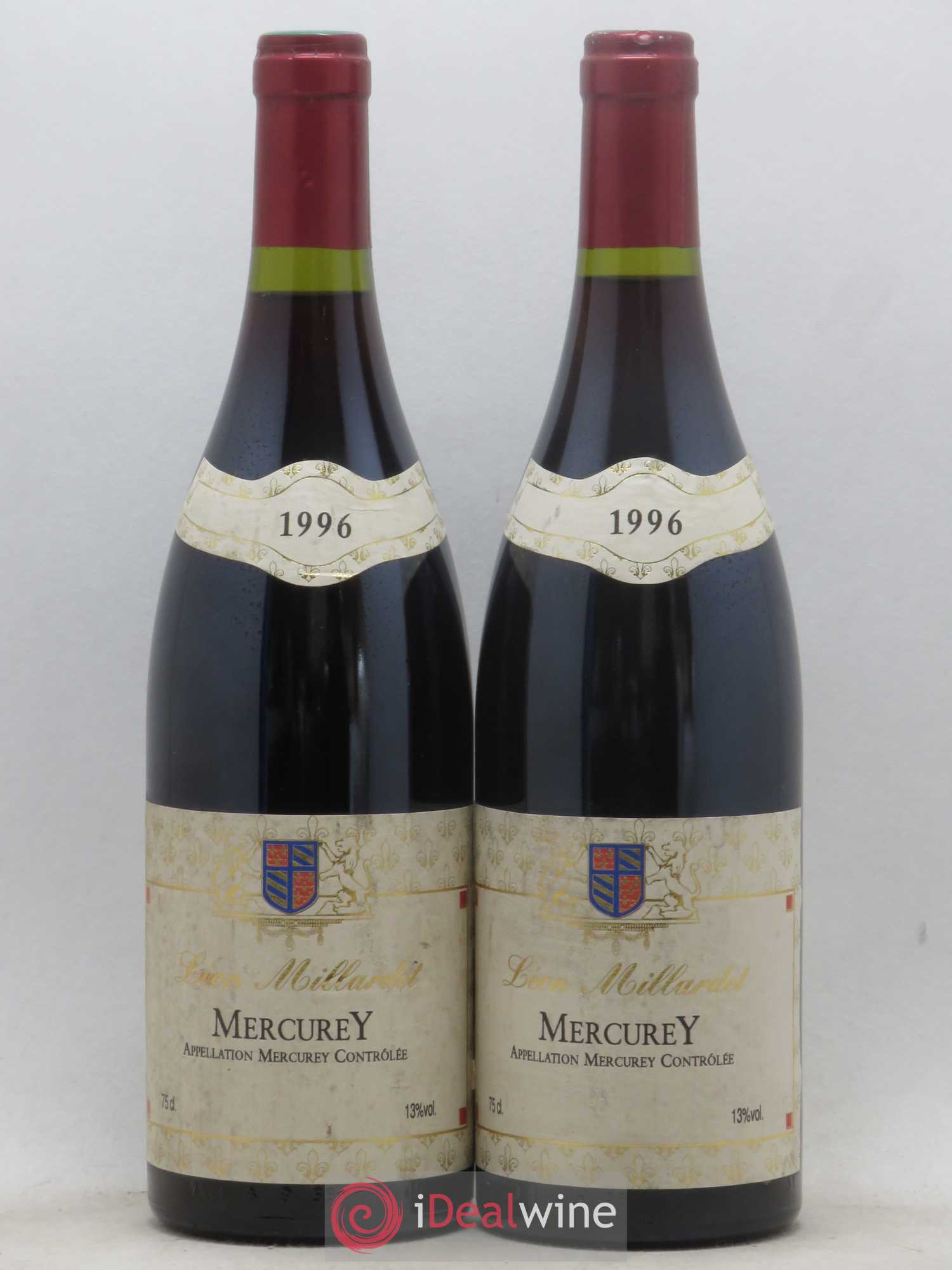 Mercurey Léon Millardet (sans prix de réserve) 1996 - Posten von 2 Flaschen - 0