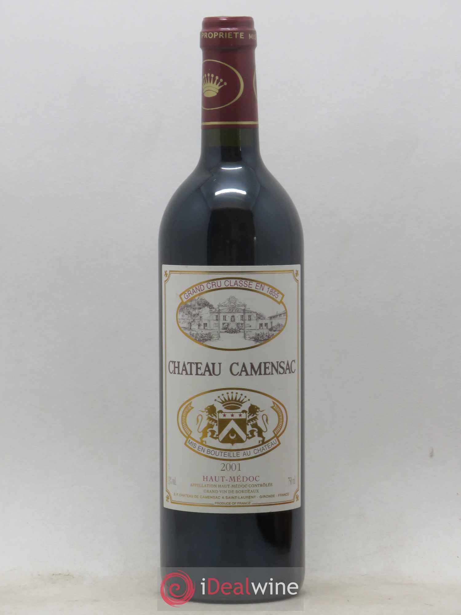 Château Camensac 5ème Grand Cru Classé (sans prix de réserve) 2001 - Lot de 1 bouteille - 0