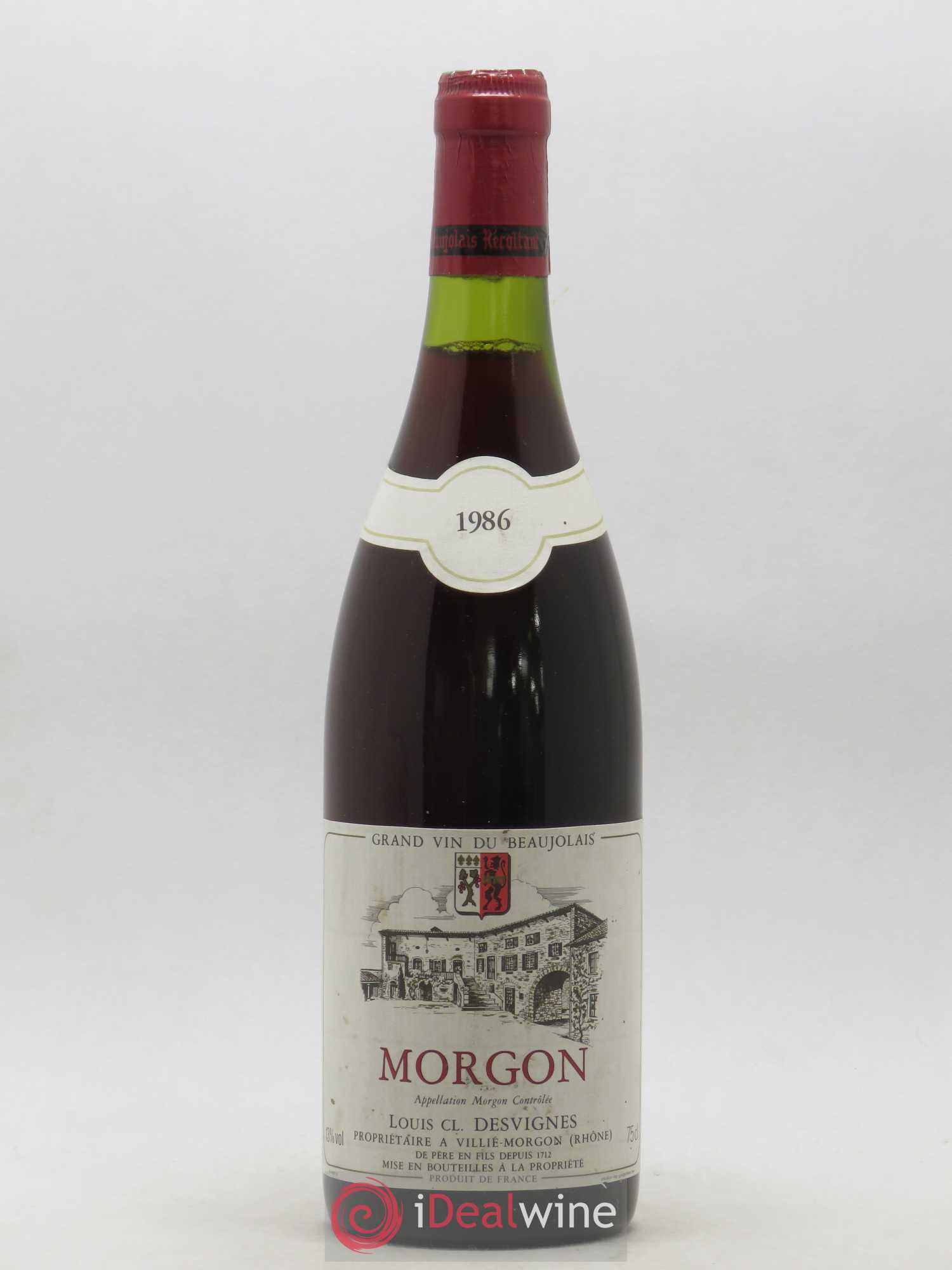 Morgon Château Gaillard Louis-Claude Desvignes (sans prix de réserve) 1986 - Lot de 1 bouteille - 0