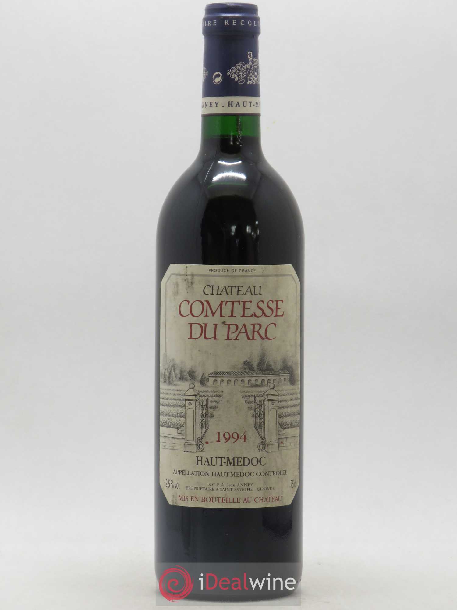 Haut Médoc Château Comtesse du parc Jean Anney (sans prix de réserve) 1994 - Lot de 1 bouteille - 0