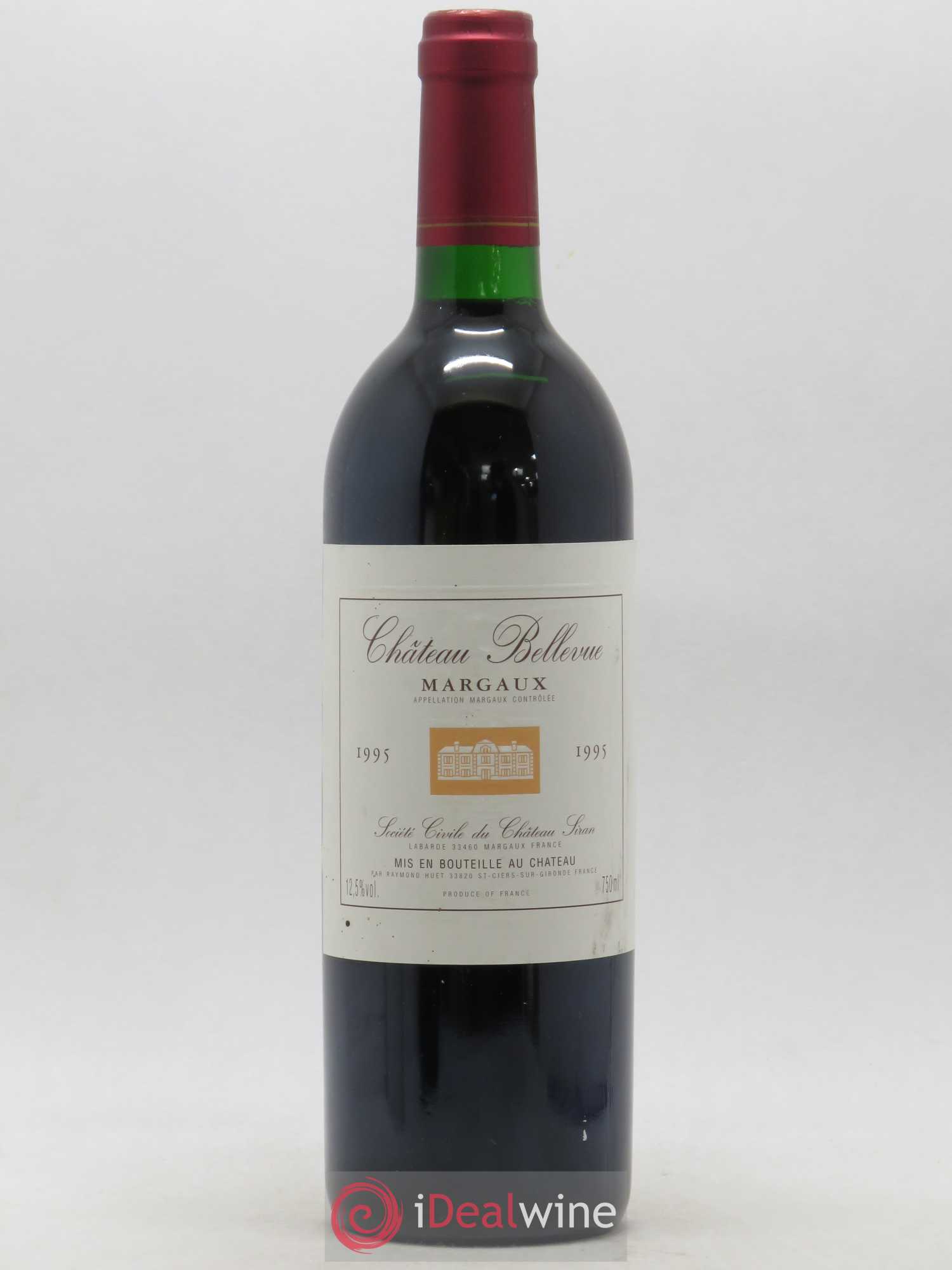 Bordeaux Margaux Château Bellevue (sans prix de réserve) 1995 - Posten von 1 Flasche - 0