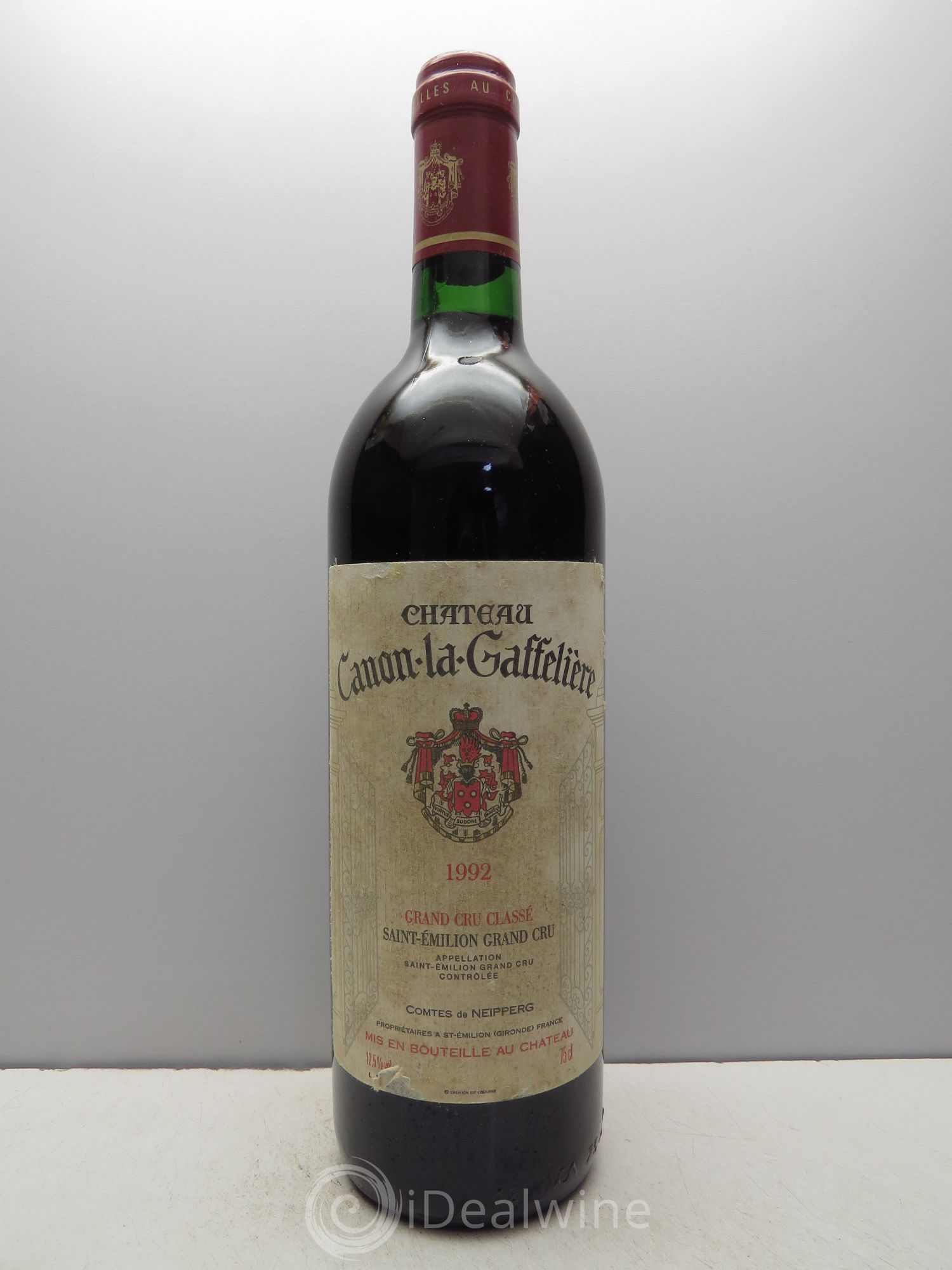 Château Canon la Gaffelière 1er Grand Cru Classé B 1992 - Lot de 1 bouteille - 0