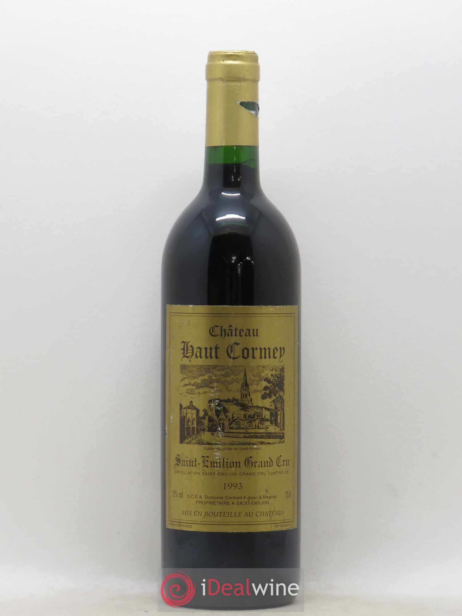 Saint-Émilion Grand Cru Château Haut Cormey (sans prix de réserve) 1993 - Posten von 1 Flasche - 0
