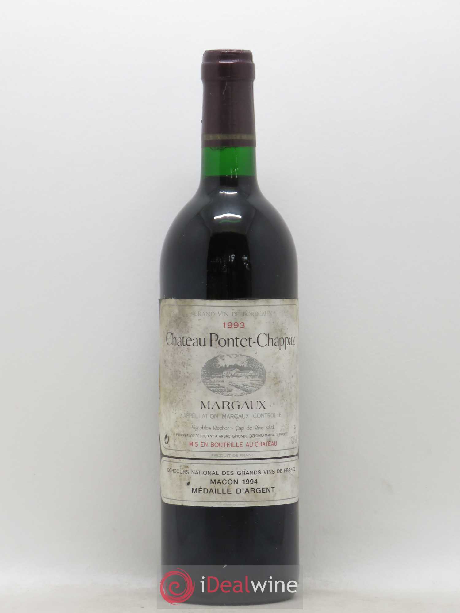Château Pontet Chappaz Cru Bourgeois (sans prix de réserve) 1993 - Lot de 1 bouteille - 0