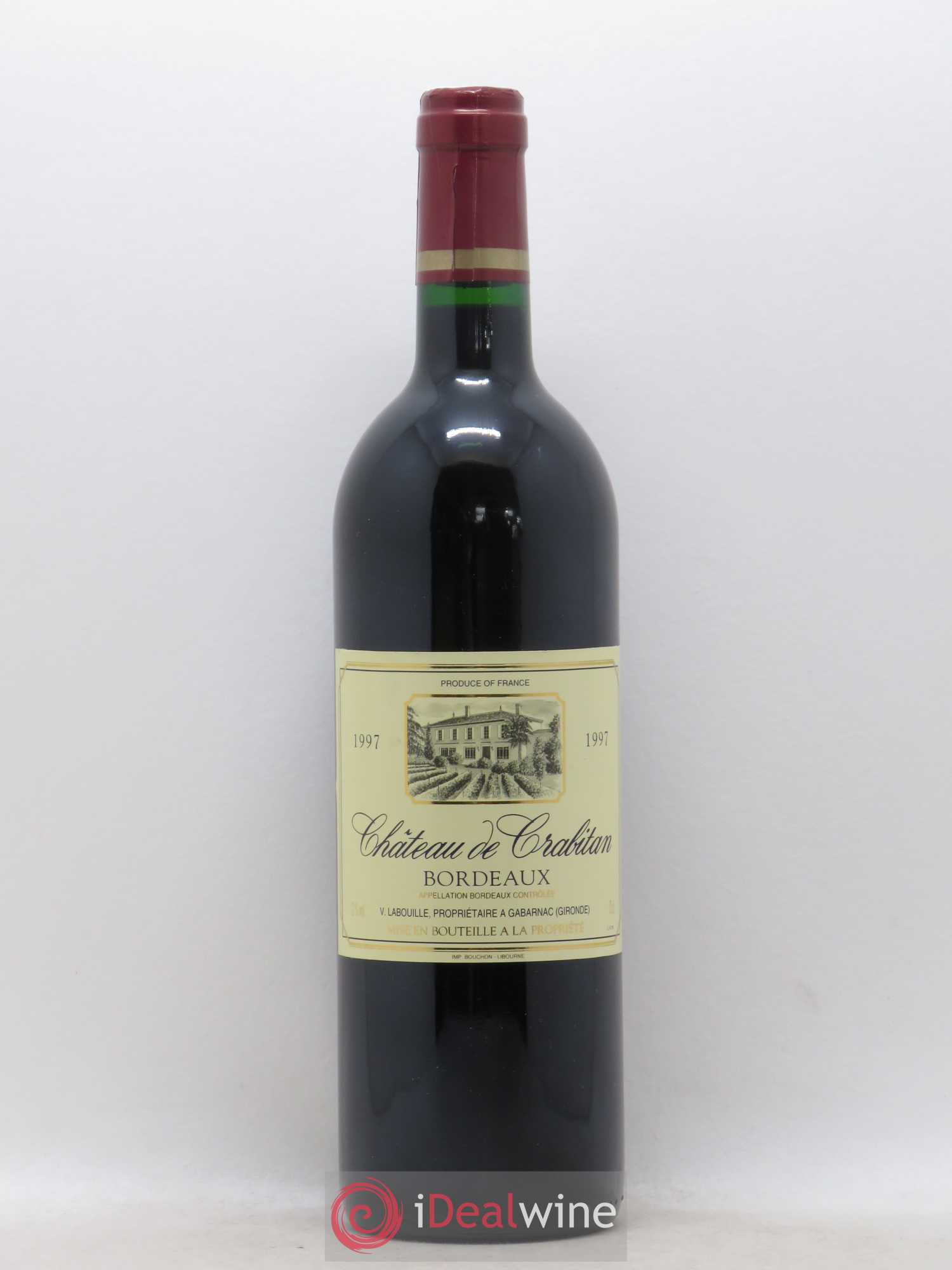 Bordeaux Château de Crabitan (sans prix de réserve) 1997 - Posten von 1 Flasche - 0