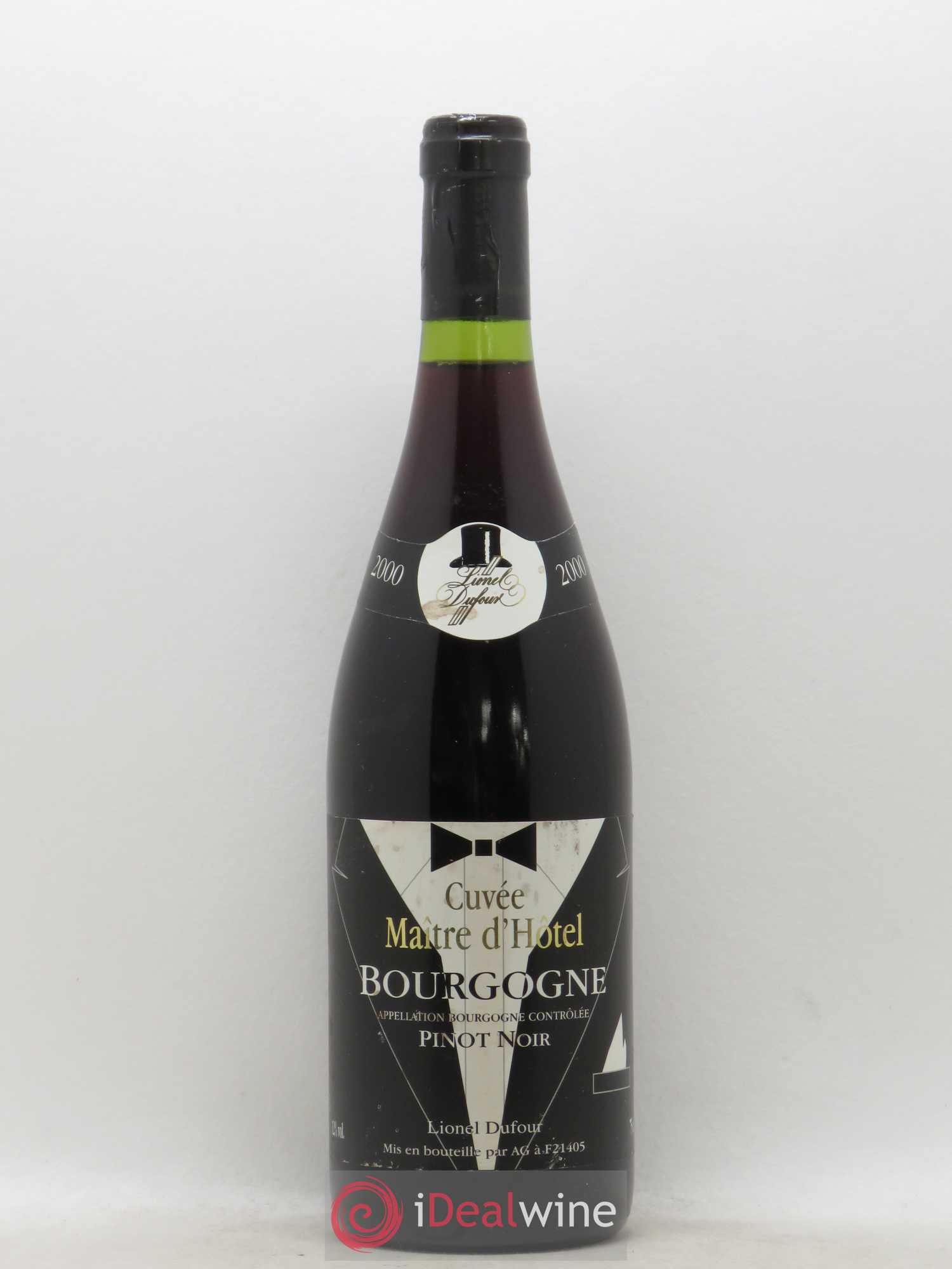 Bourgogne Maitre d'Hotel Lionel Dufour (sans prix de réserve) 2000 - Posten von 1 Flasche - 0