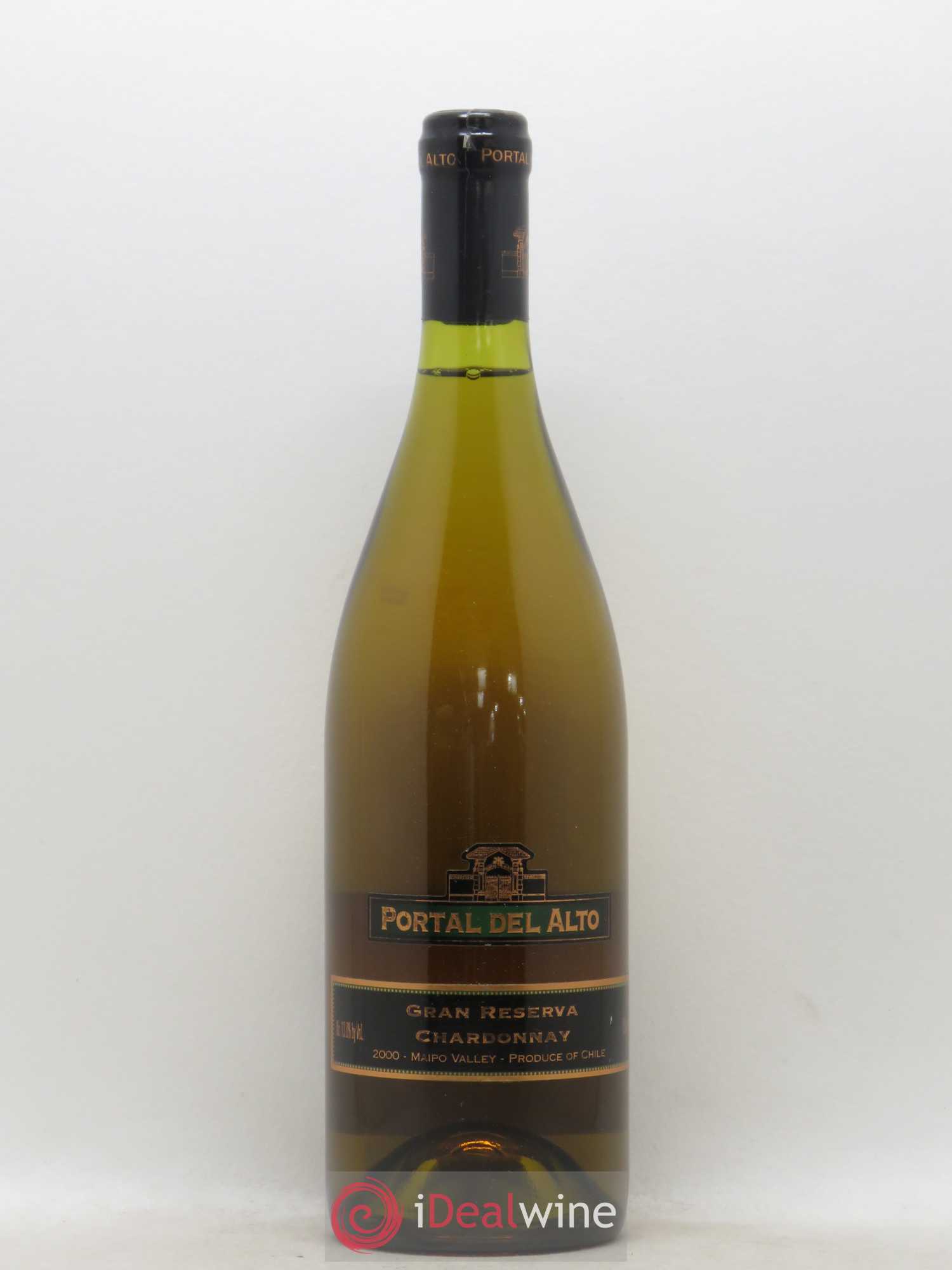 Chili Maipo Valley Portal Del Alto Gran Reserva Chardonnay (sans prix de réserve) 2000 - Posten von 1 Flasche - 0