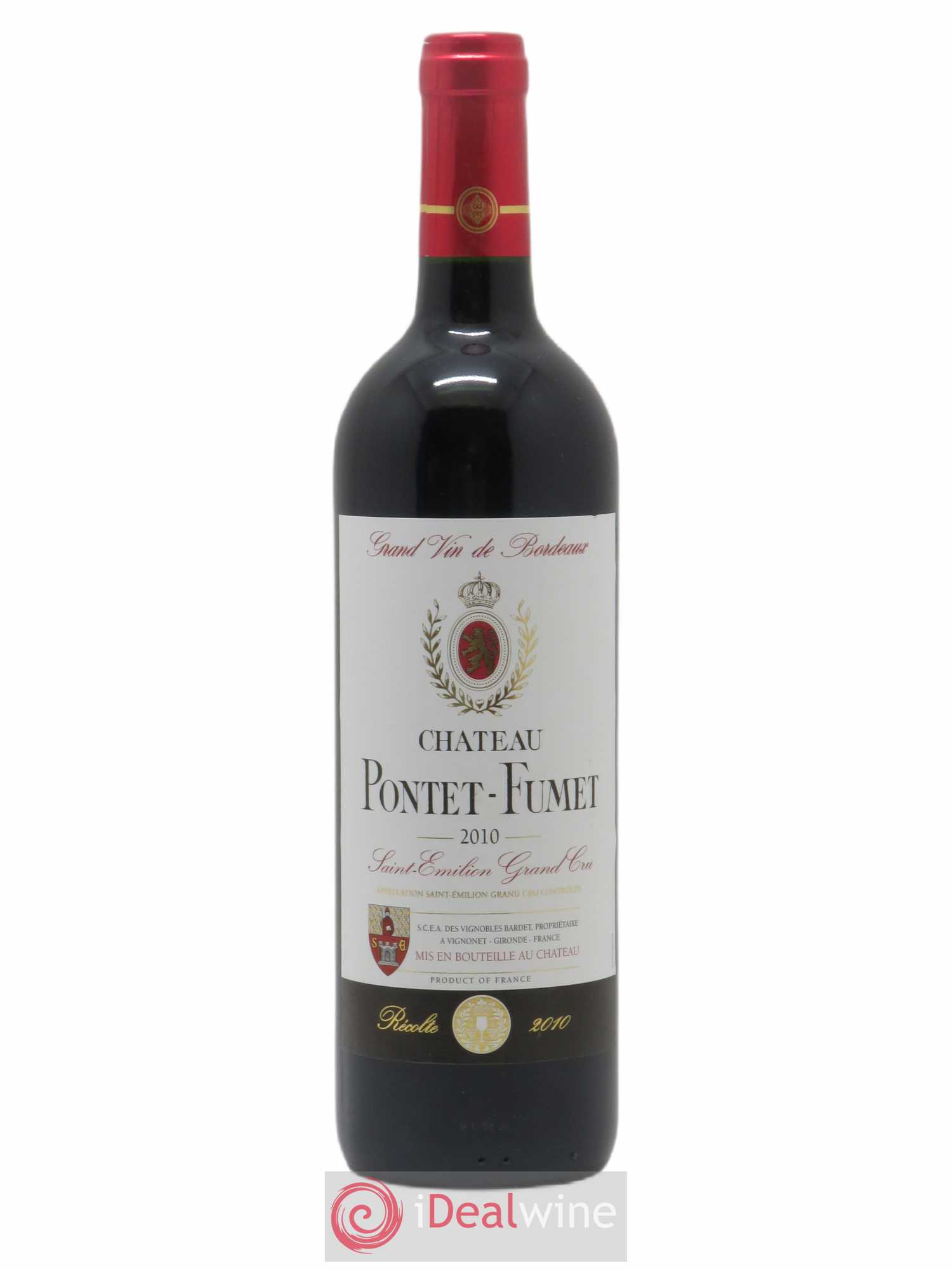 Pontet-Fumet (sans prix de réserve) 2010 - Lot de 1 bouteille - 0