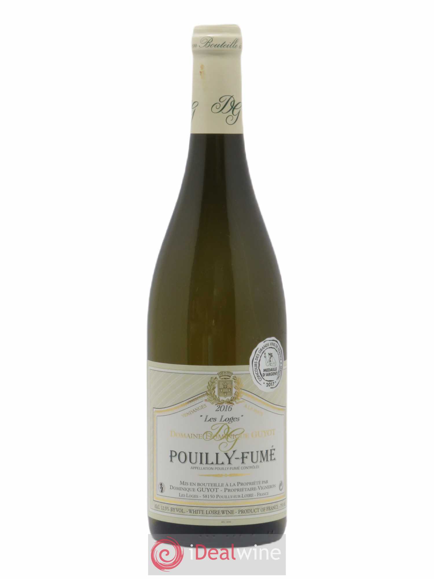 Pouilly-Fumé Les Loges Guyot (sans prix de réserve) 2016 - Posten von 1 Flasche - 0