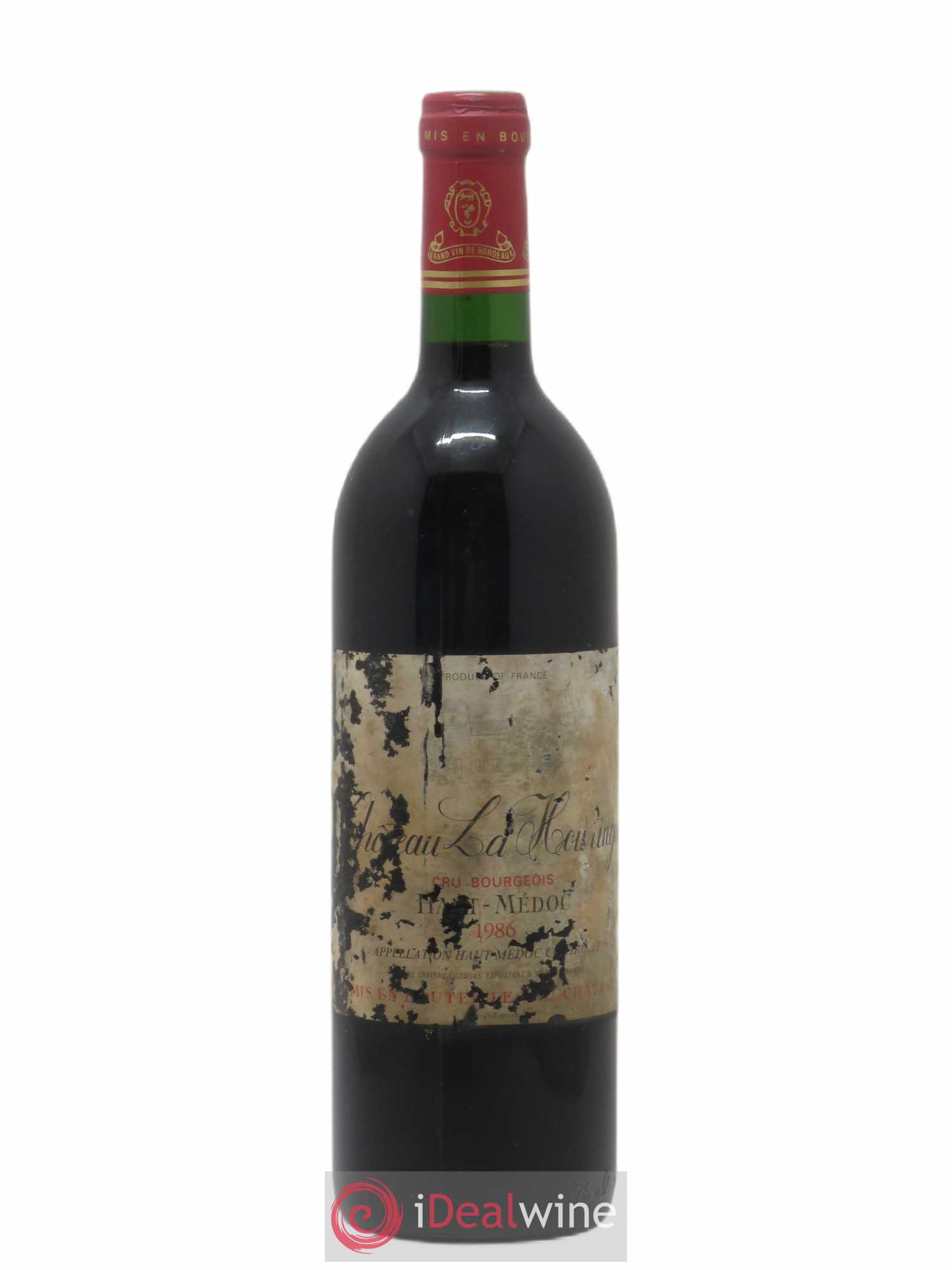 Haut Médoc Château La Houningue (sans prix de réserve) 1986 - Posten von 1 Flasche - 0