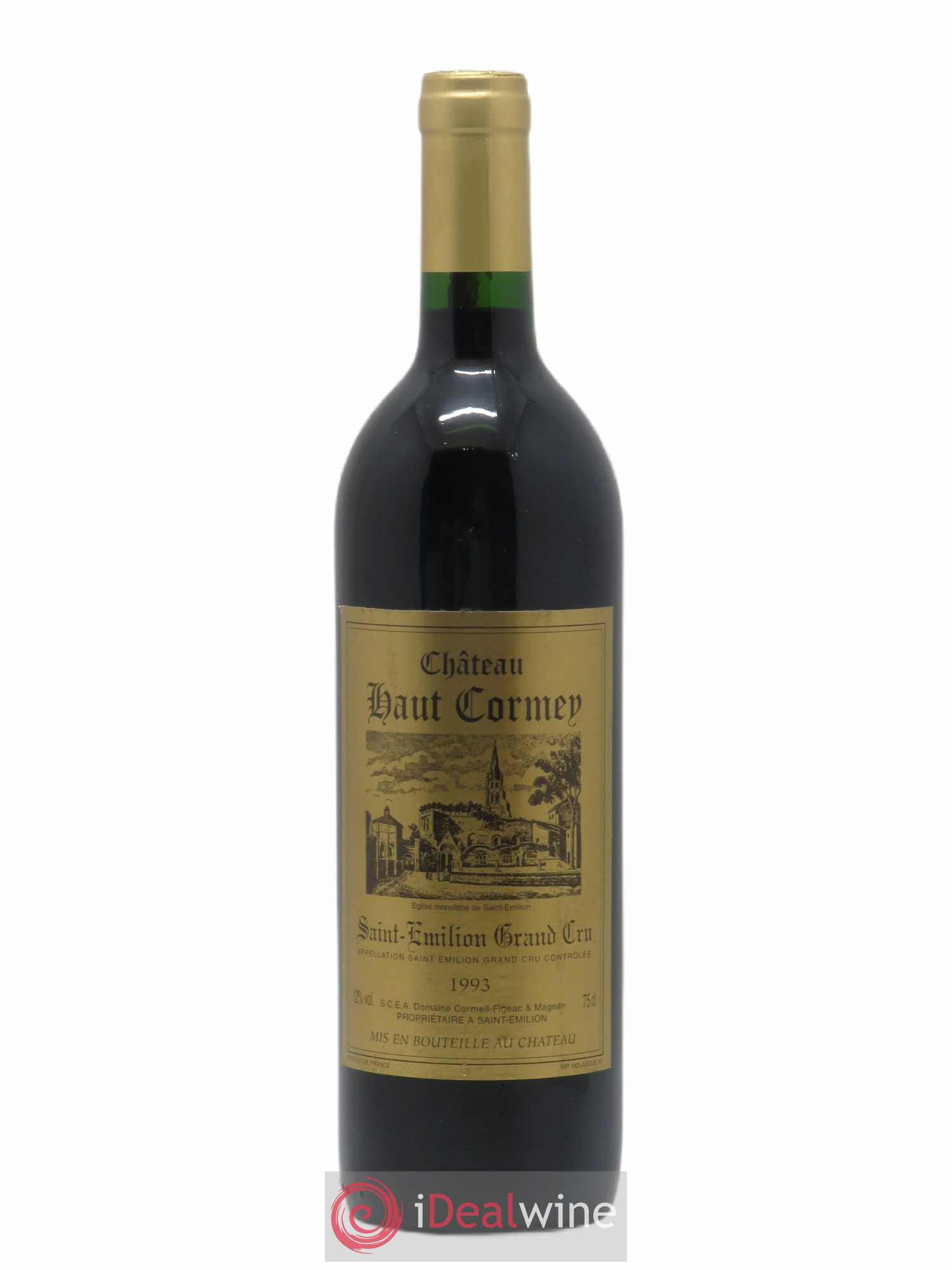 Saint-Émilion Grand Cru Château Haut Cormey - Domaine Cormeil Figeac (sans prix de réserve) 1993 - Posten von 1 Flasche - 0