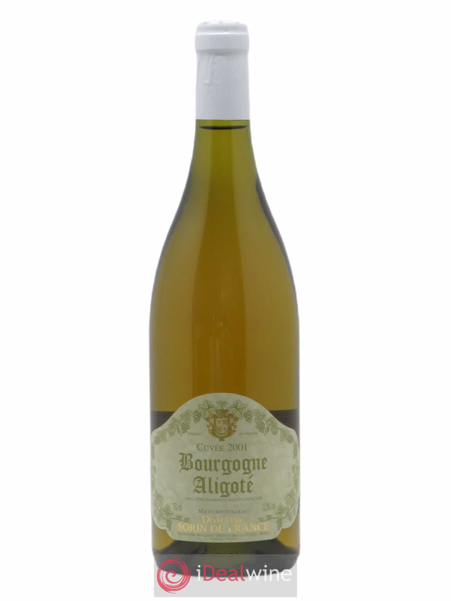 Bourgogne Aligoté Domaine Sorin de France (sans prix de réserve) 2001 - Posten von 1 Flasche - 0