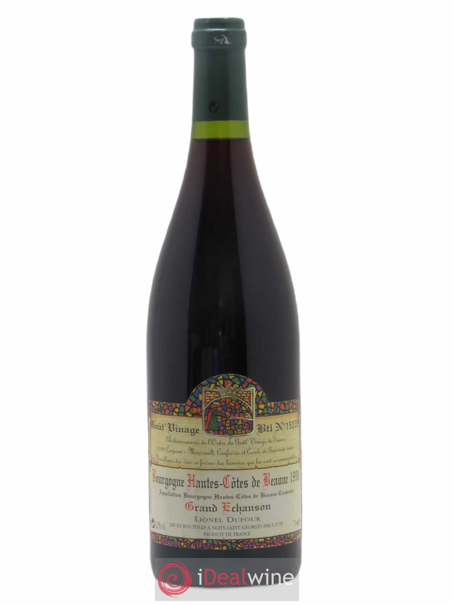Hautes-Côtes de Beaune Grand Echanson Lionel Dufour (sans prix de réserve) 1998 - Posten von 1 Flasche - 0
