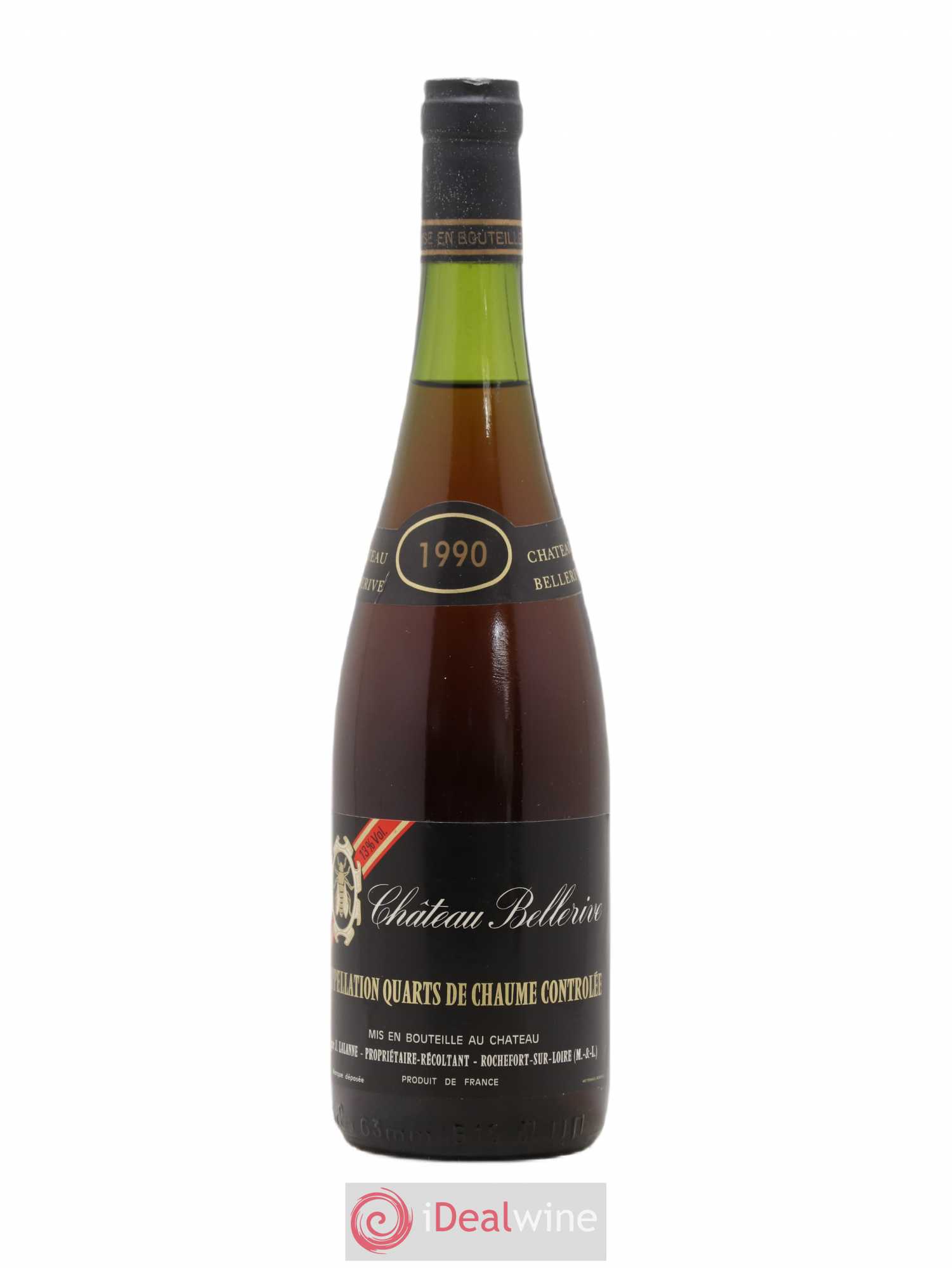 Quarts de Chaume Château Bellerive (sans prix de réserve) 1990 - Posten von 1 Flasche - 0