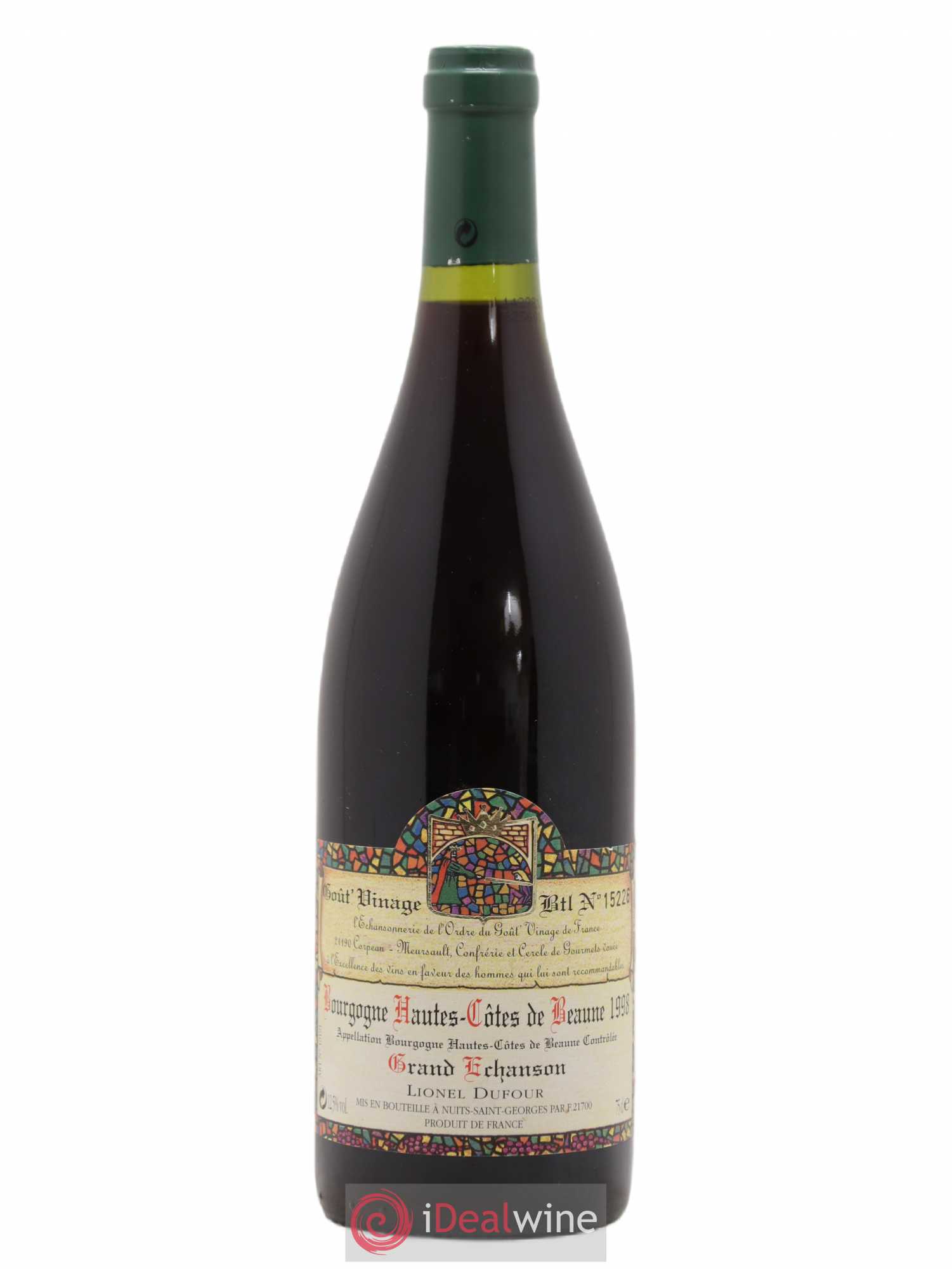 Hautes-Côtes de Beaune Grand Echanson Lionel Dufour (sans prix de réserve) 1998 - Posten von 1 Flasche - 0