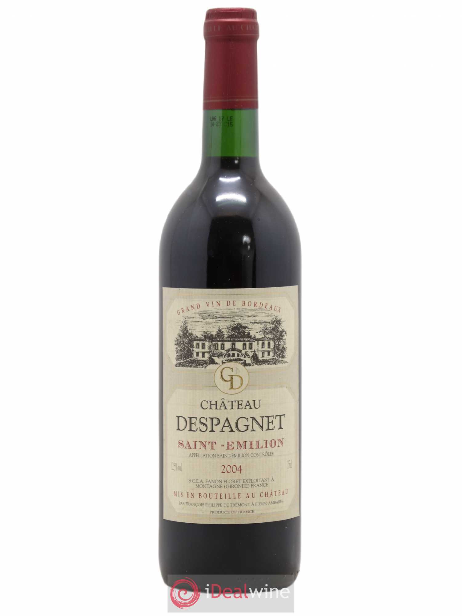 Saint-Émilion Château Despagnet (sans prix de réserve) 2004 - Posten von 1 Flasche - 0