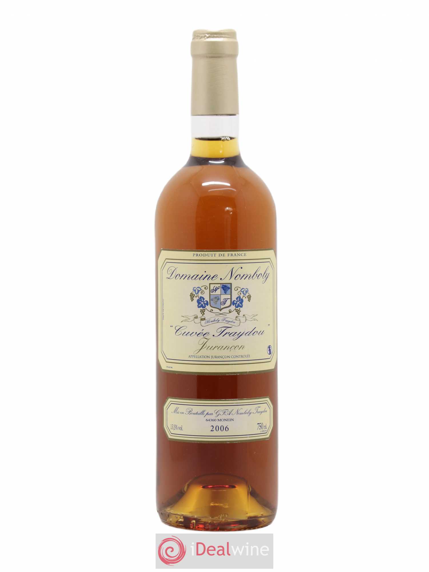 Jurançon Domaine Nomboly cuvée Fraydou (sans prix de réserve) 2006 - Posten von 1 Flasche - 0
