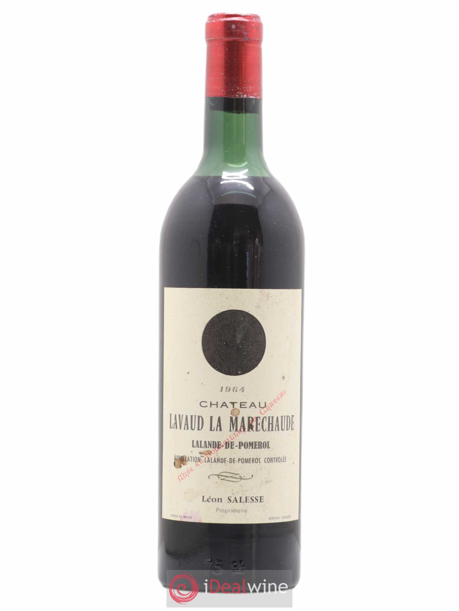 Lalande-de-Pomerol Château Lavaud La Marechaude (sans prix de réserve) 1964 - Posten von 1 Flasche - 0