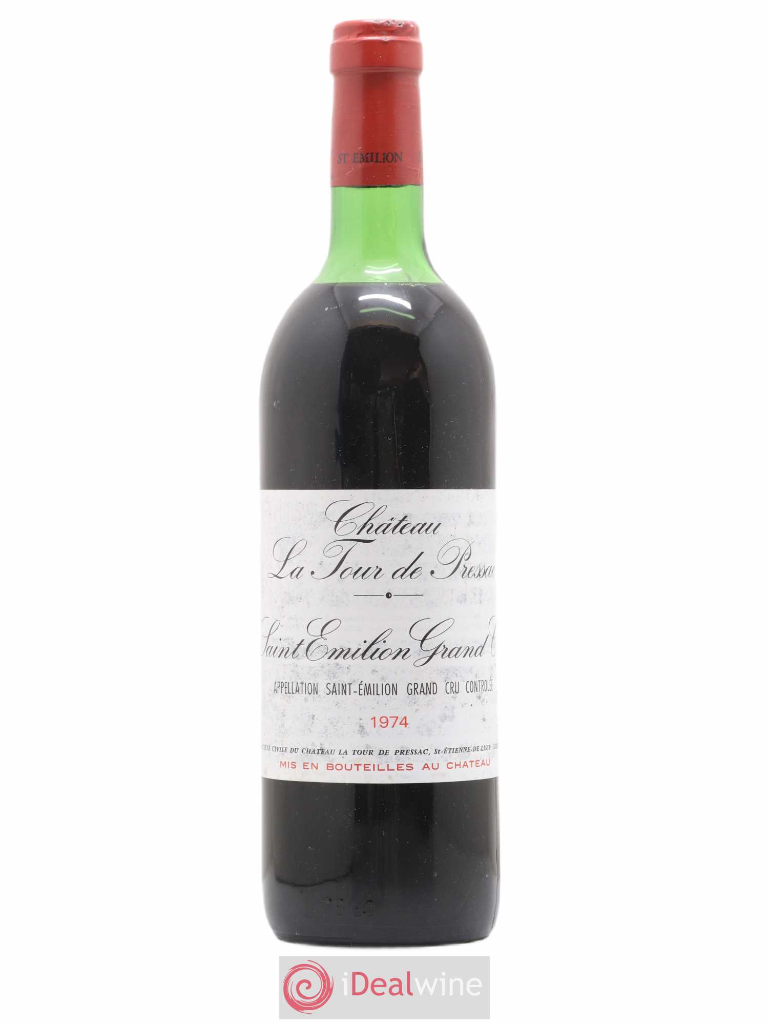 Saint-Émilion Grand Cru Château la Tour de Pressac (sans prix de réserve) 1974 - Posten von 1 Flasche - 0